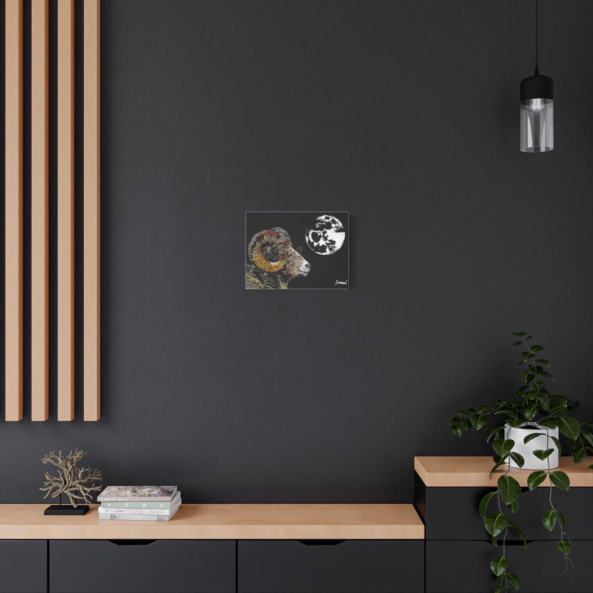 Mountain Ram Canvas Print - Art Print on Stretched Canvas