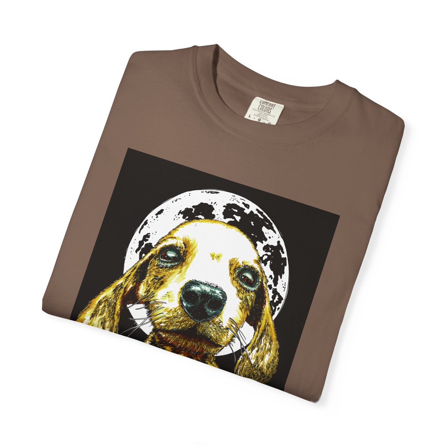 Unisex Garment-Dyed T-Shirt – Original Hand-Painted Puppy Art