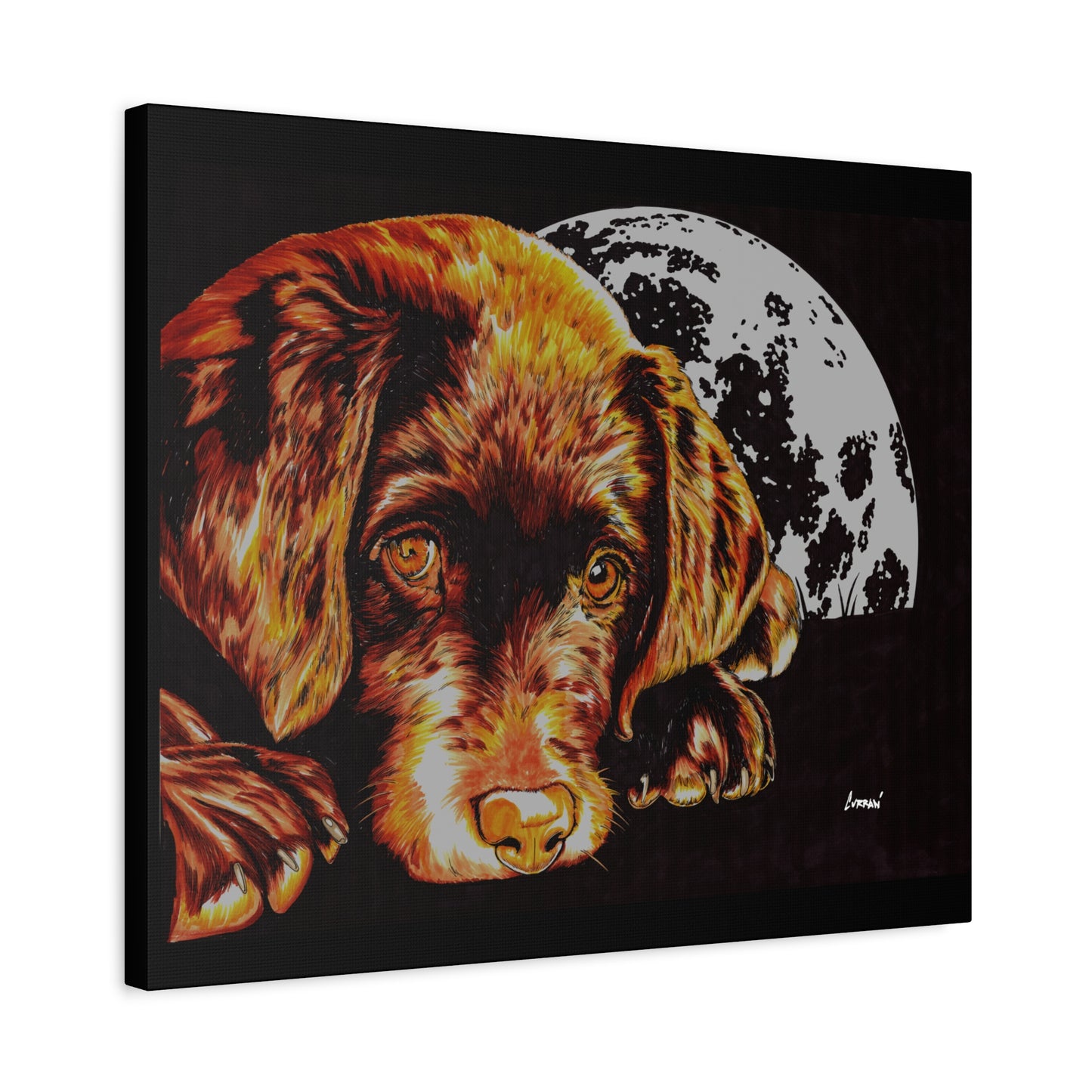 Chocolate Lab Puppy Wall Art Print of the Original