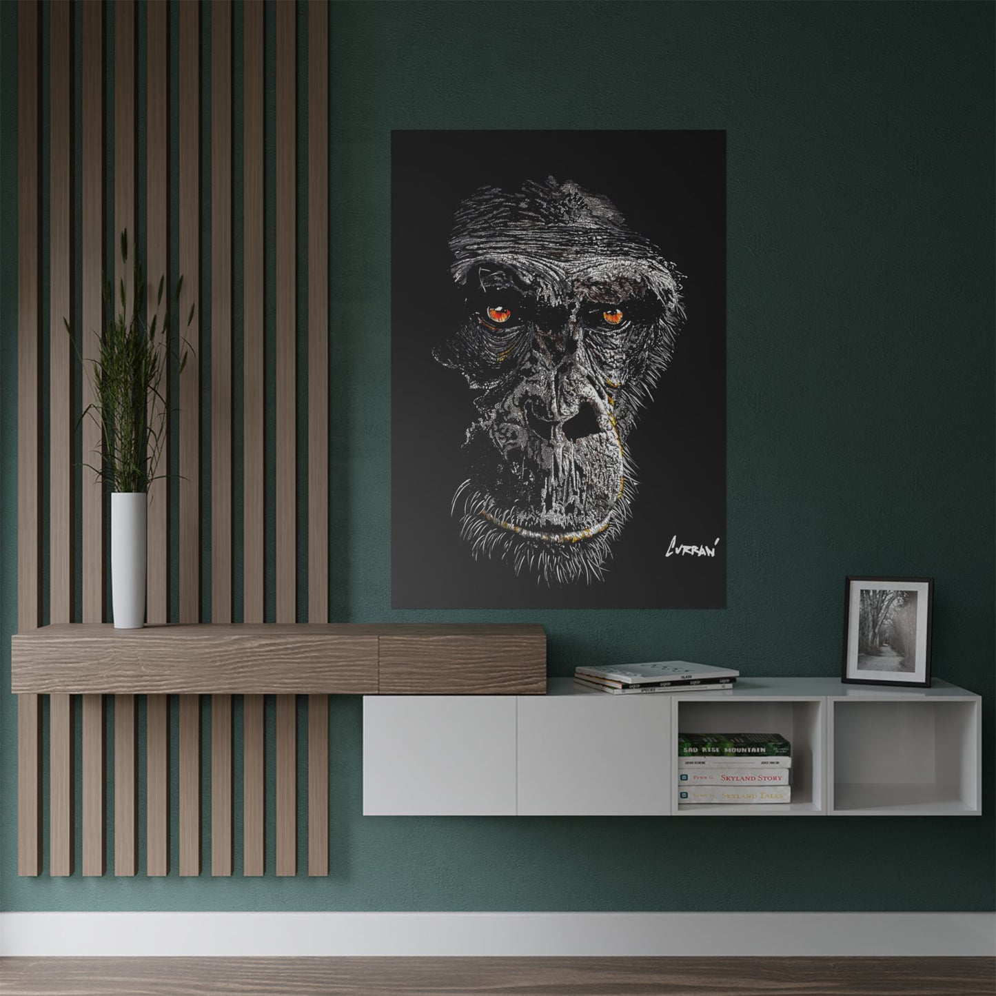 Gorilla Art Satin Poster - 300gsm | Bold Animal Wall Décor