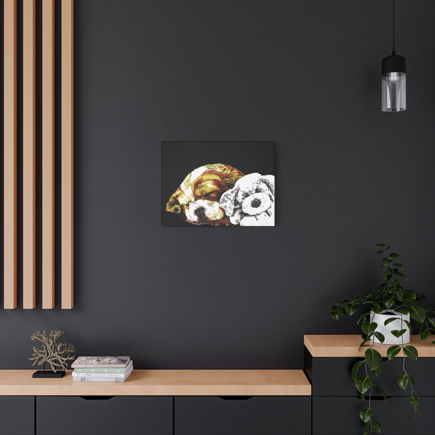 Cocker Spaniel Puppy Print, Hand-Drawn Dog Art