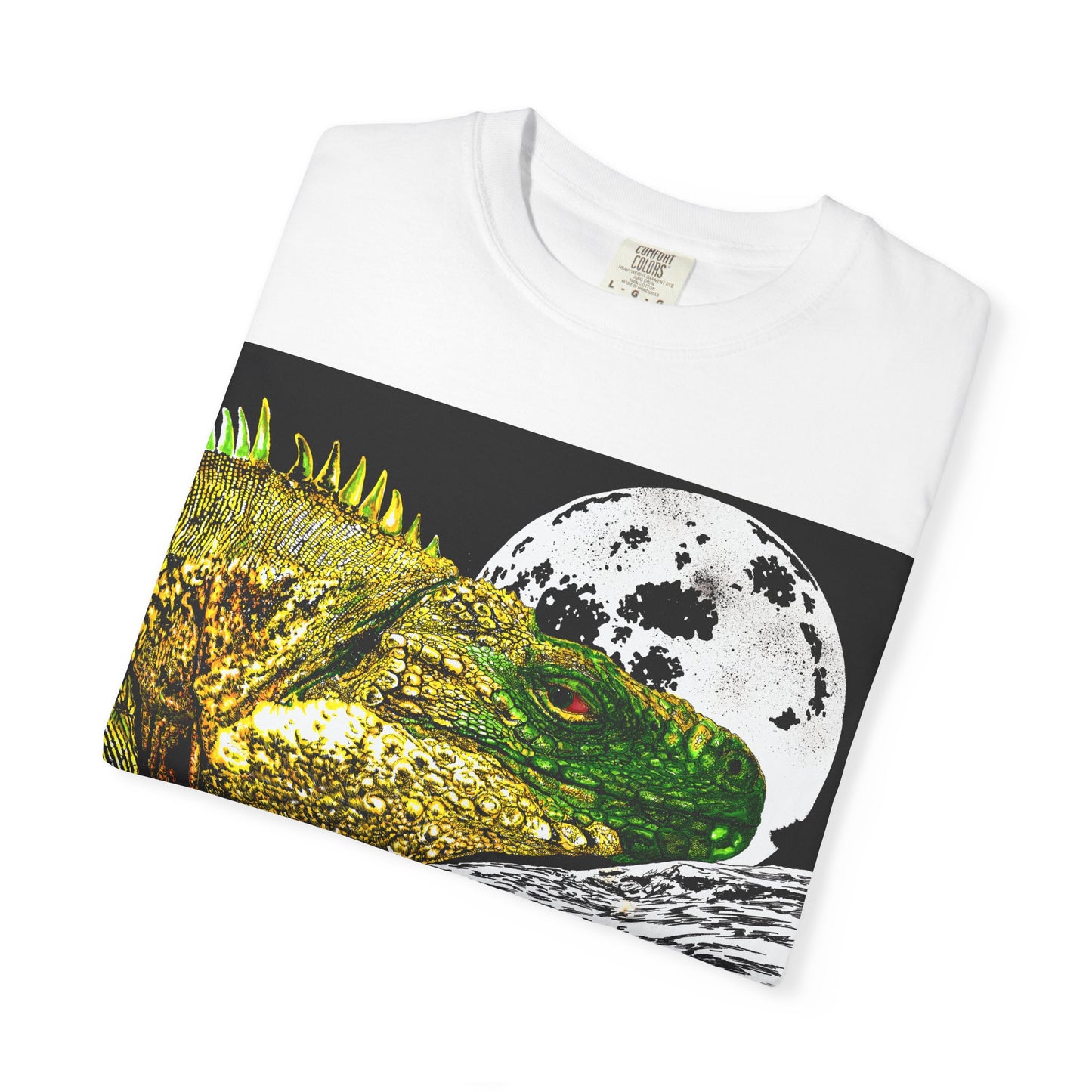 Graphic Iguana Moon Unisex T-Shirt - Nature Inspired Tee