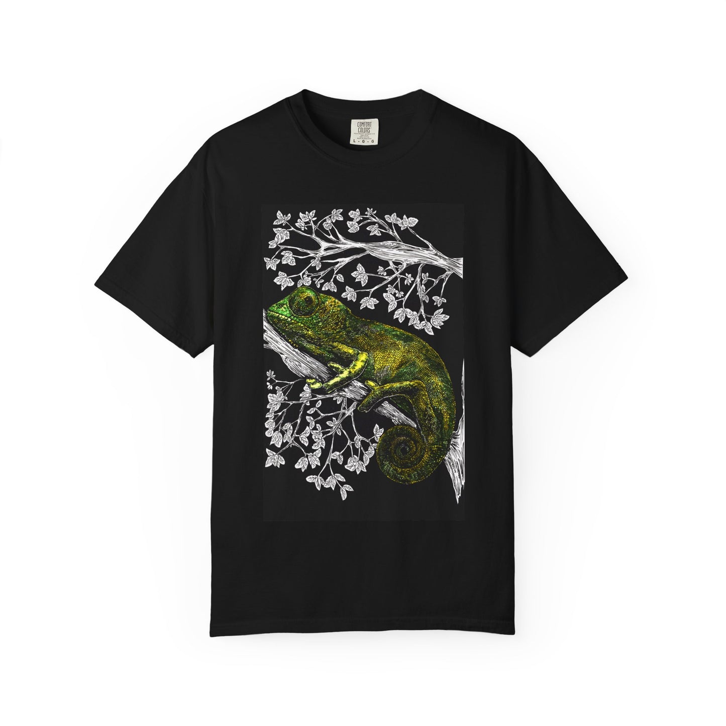 Chameleon Art Unisex Garment-Dyed T-Shirt - Nature Lover's