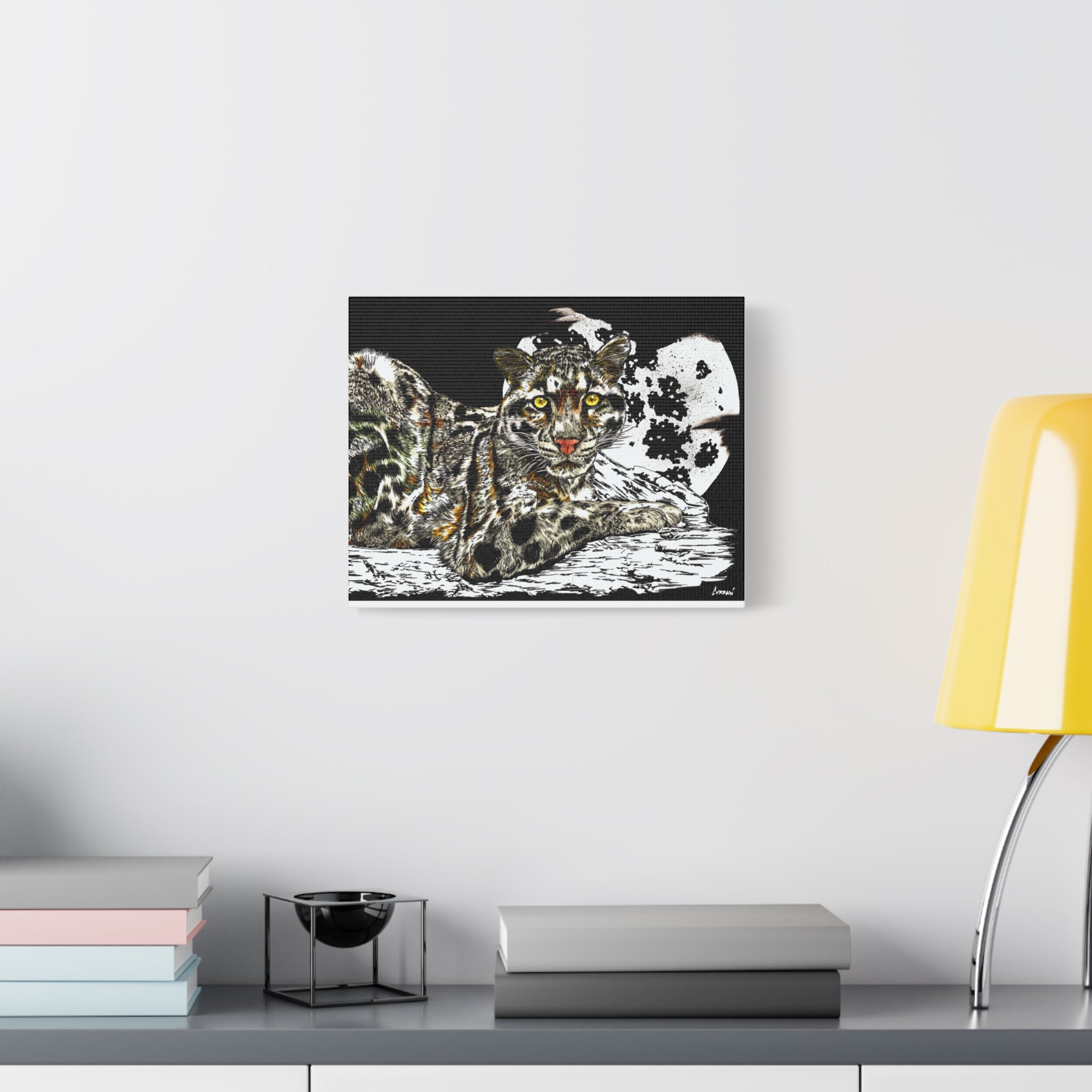 Leopard Canvas Art – Original Hand-Drawn Realistic