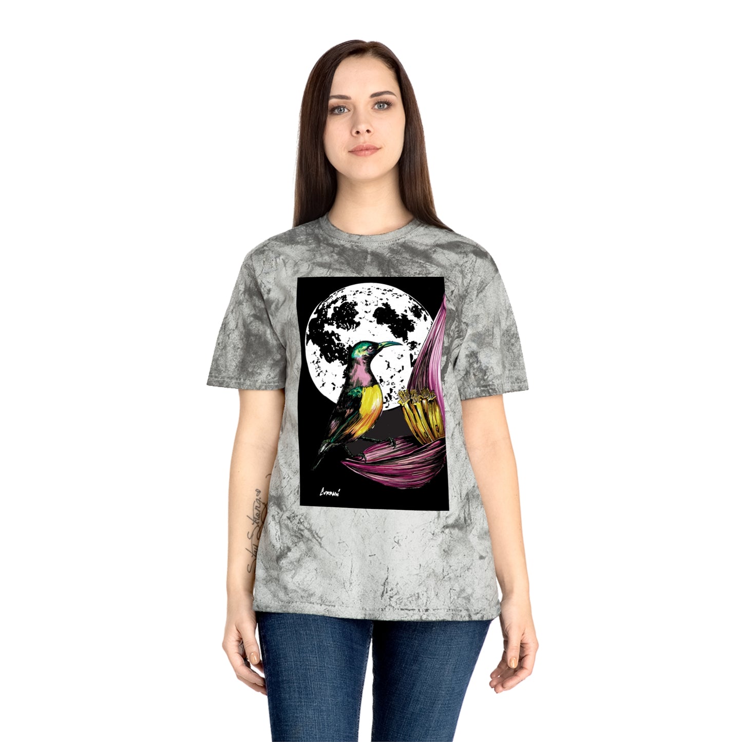 Colorful Hummingbird Art Unisex T Shirt Nature Design