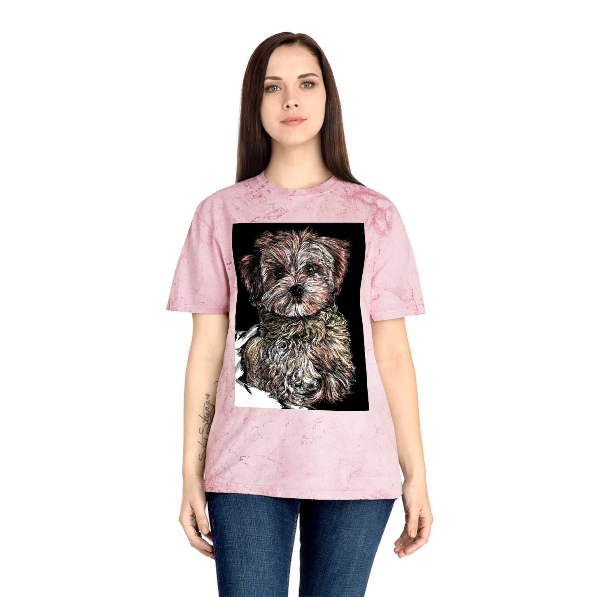 Show your love for your furry friends with this Puppy Colorful Art Unisex T-Shirt - Perfect Gift for Pet Lovers. Get yours today!