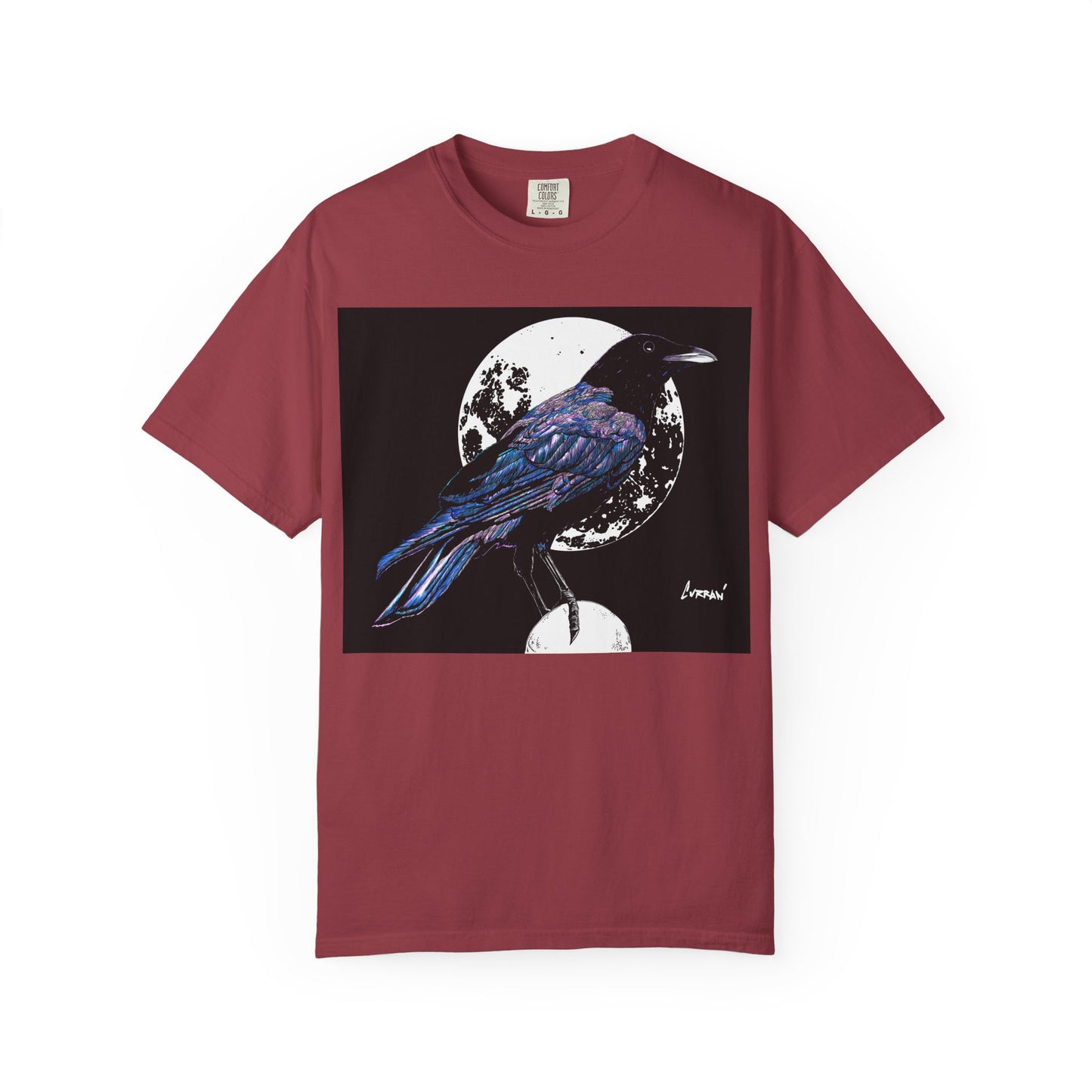 Crow Garment-Dyed T-Shirt for Nature Lovers