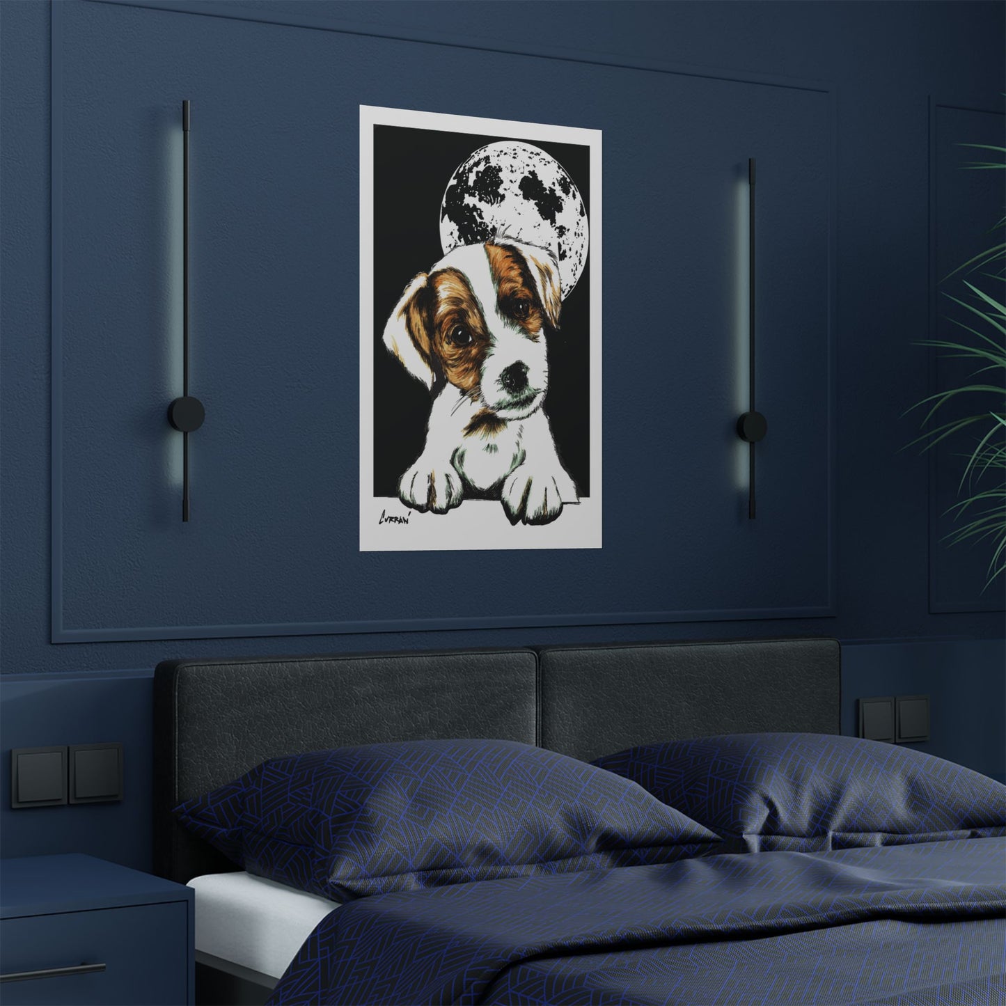 Adorable Beagle Satin Poster - Perfect for Animal Lovers