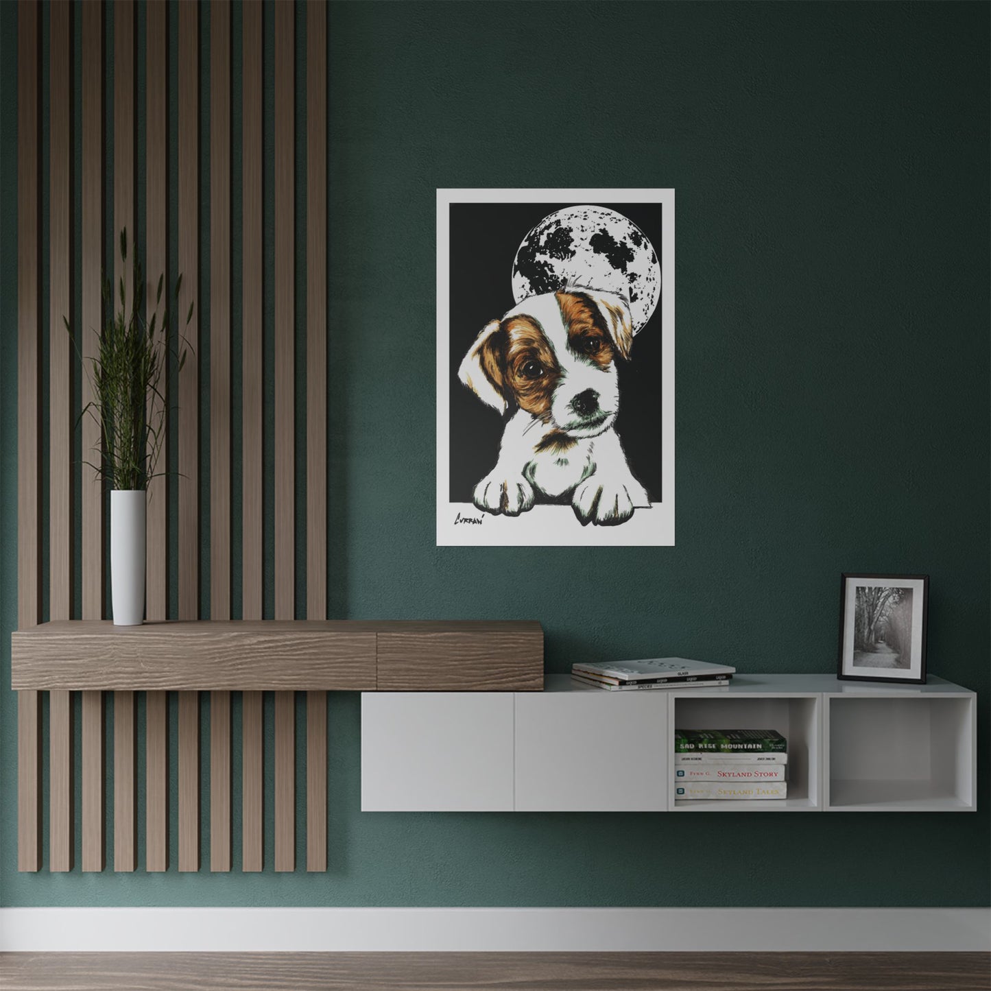 Adorable Beagle Satin Poster - Perfect for Animal Lovers