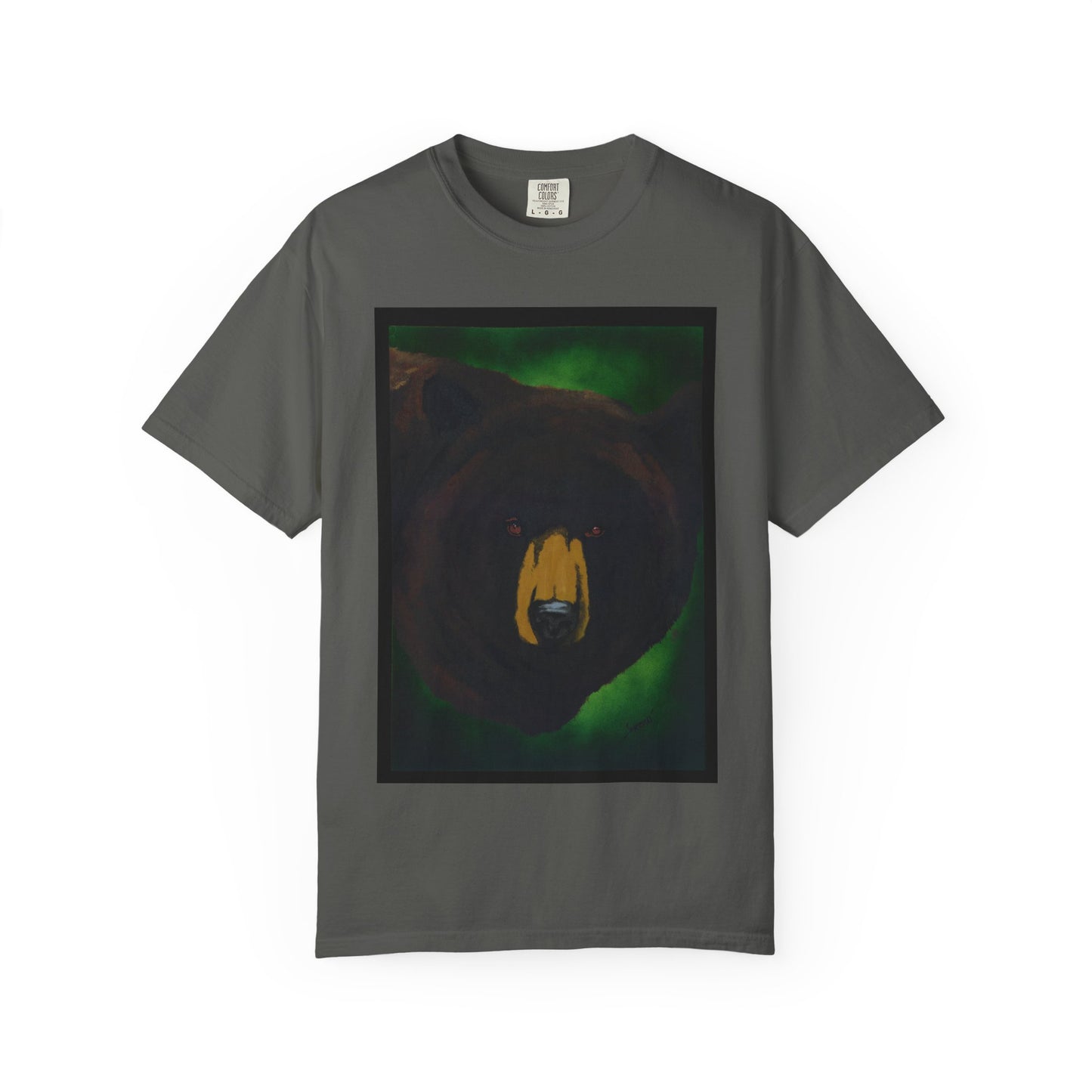 Brown Bear Unisex Garment-Dyed T-Shirt - Nature Apparel