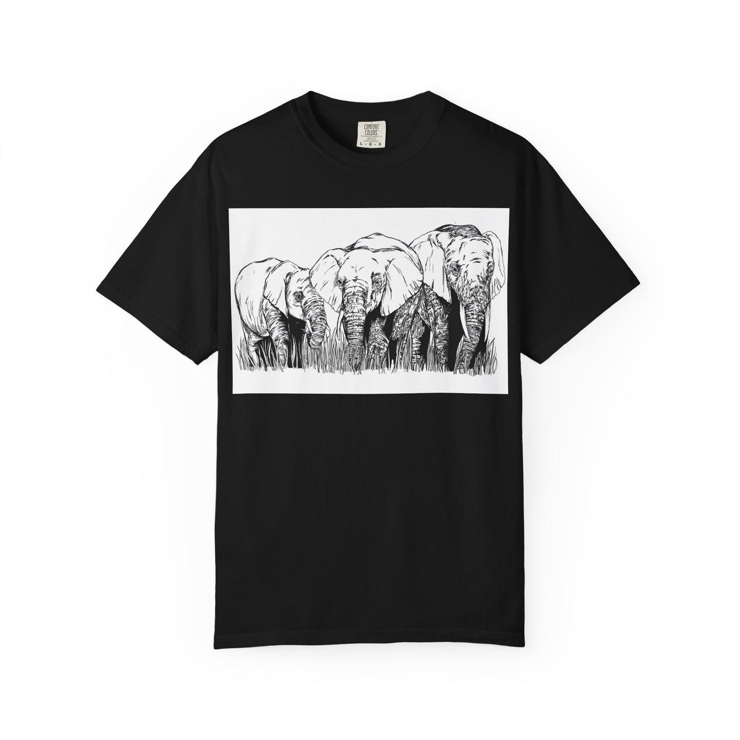 Eco-Friendly Elephant Graphic Unisex T-Shirt