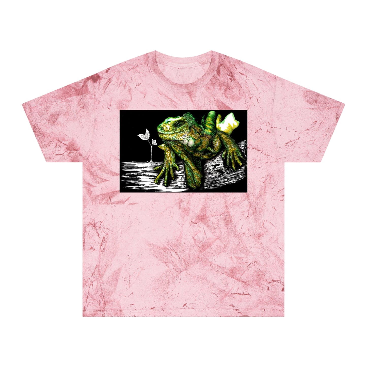 Iguana Unisex Color Blast T-Shirt - Vibrant Nature-Inspired