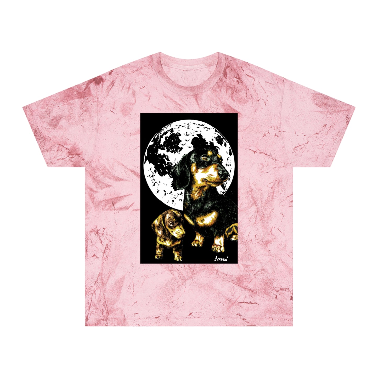 Puppy Color Blast Graphic T-Shirt - Unisex Pet Lover Tee