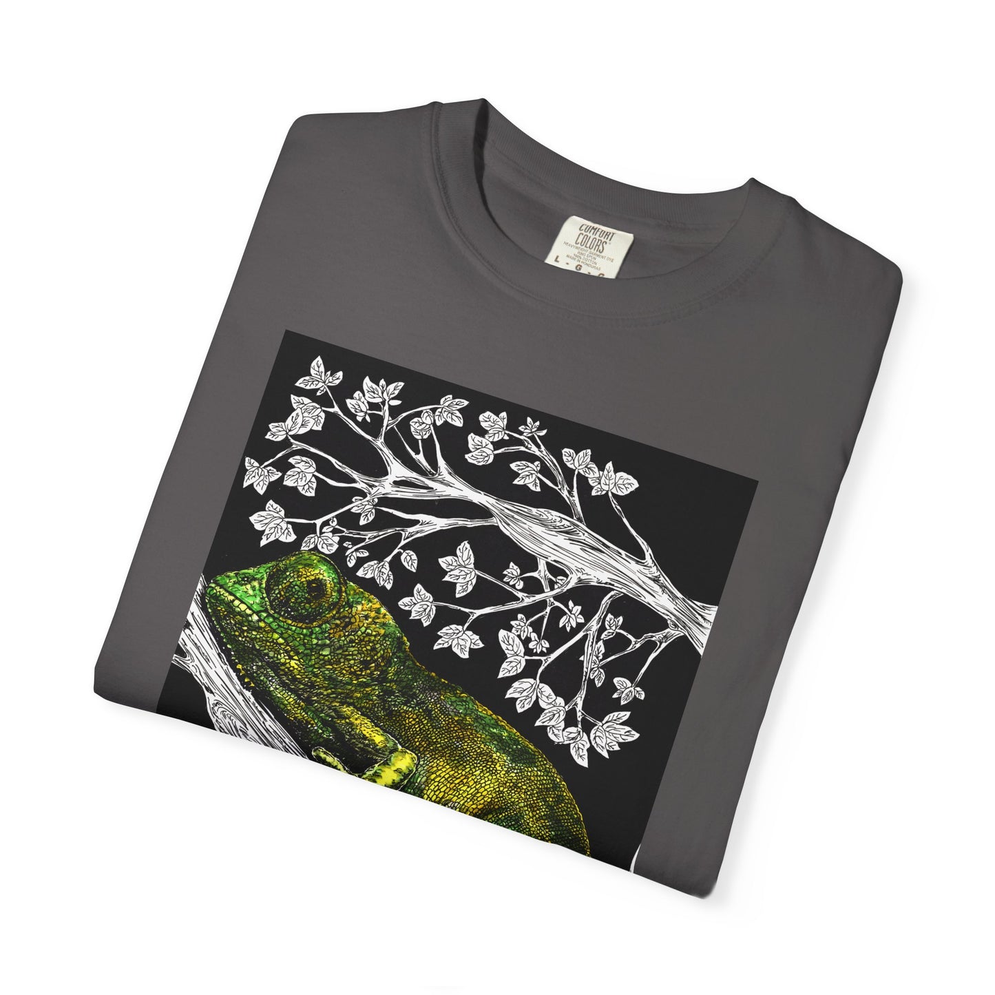 Chameleon Art Unisex Garment-Dyed T-Shirt - Nature Lover's