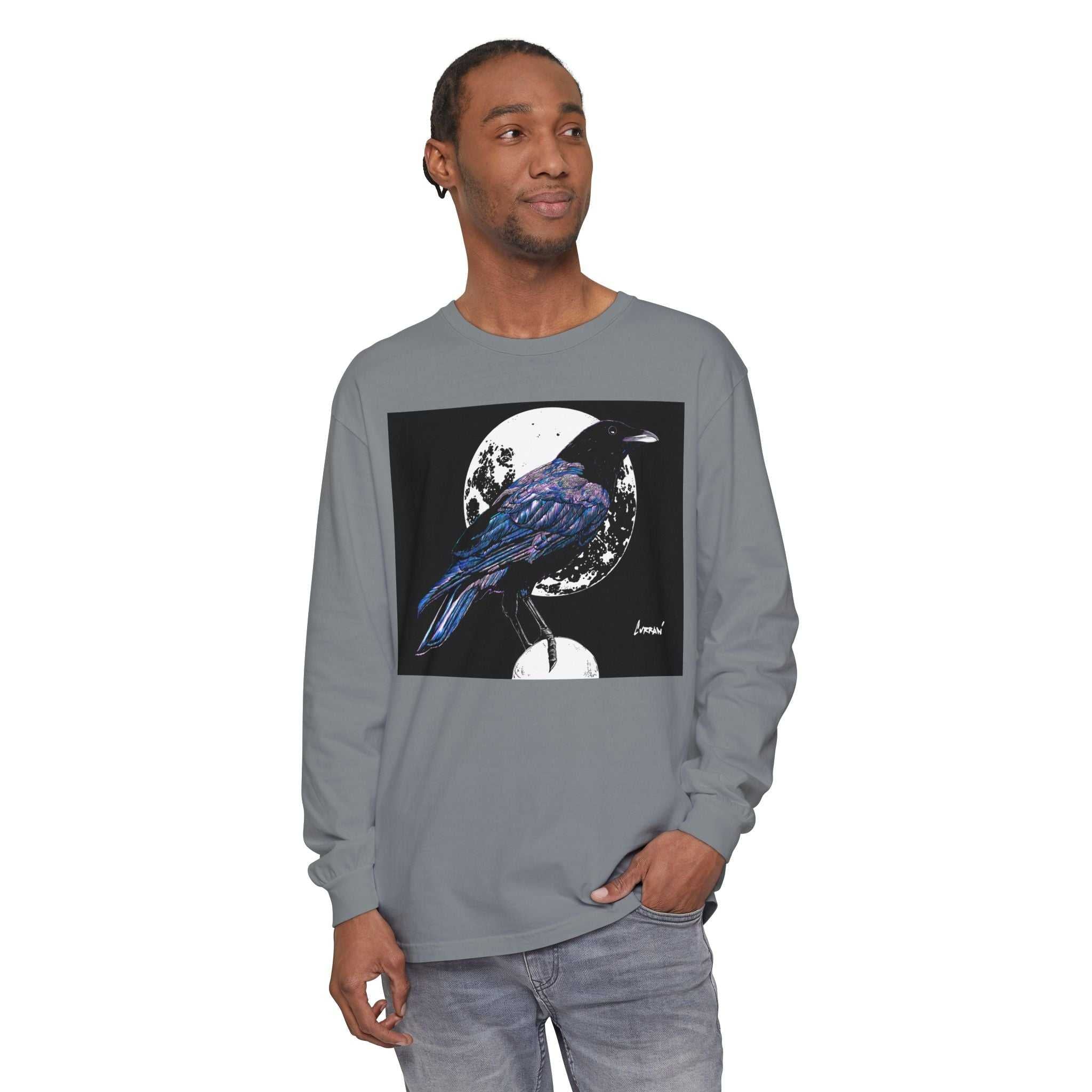 Mystical Crow Long Sleeve T Shirt Unisex