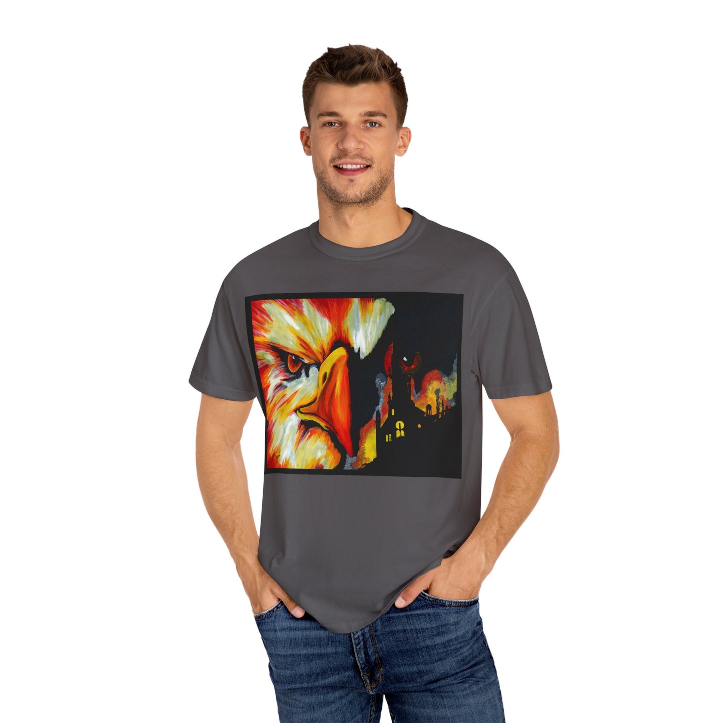 Mythical Phoenix Unisex T-Shirt - Eye-Catching Graphic Tee