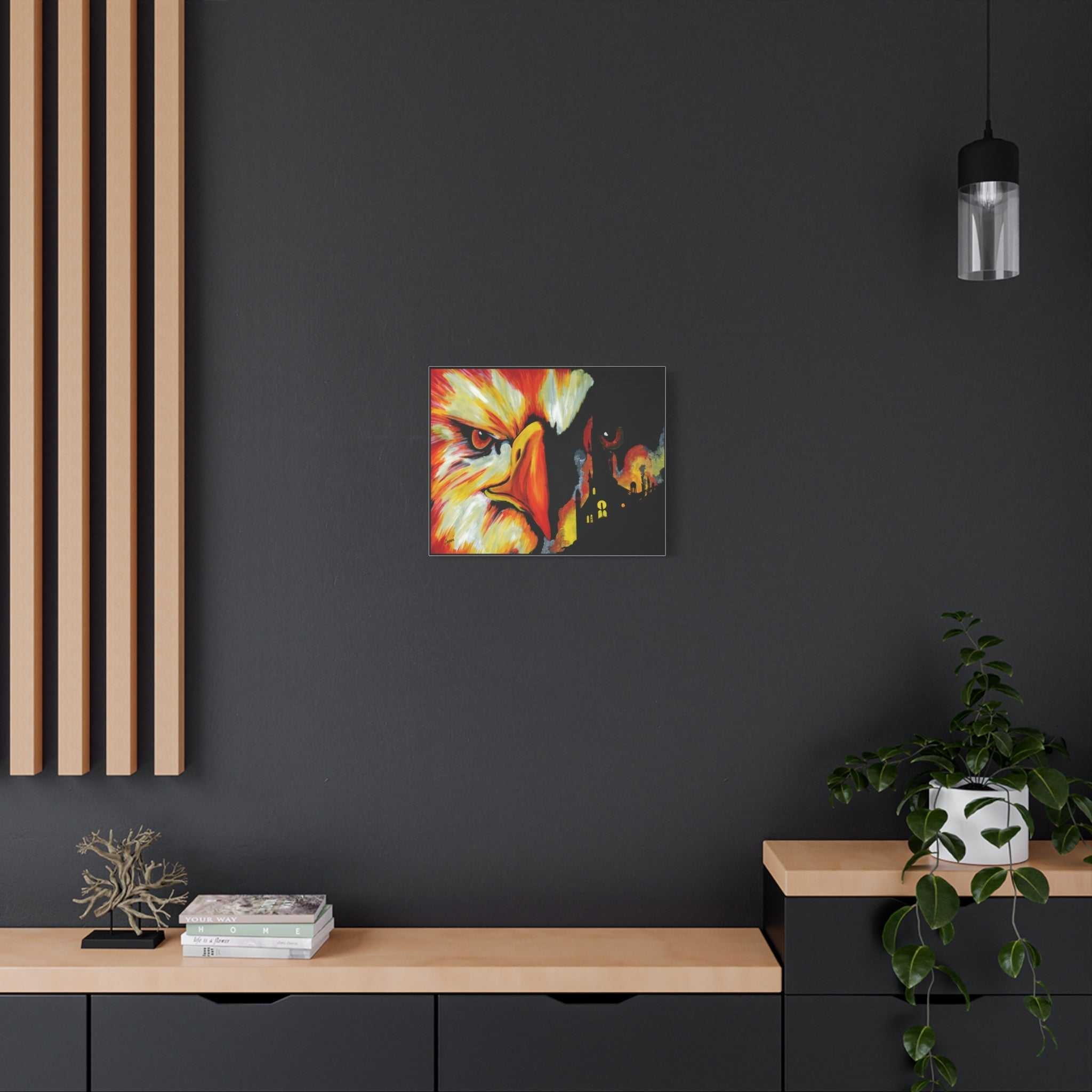 Phoenix Canvas Print, print of my Original hand painted art