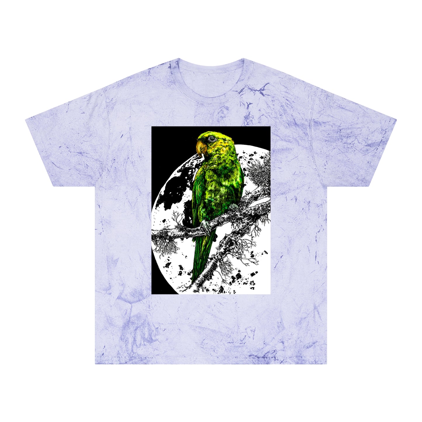 Parrot Color Blast Unisex T-Shirt - Vibrant Bird Art Tee