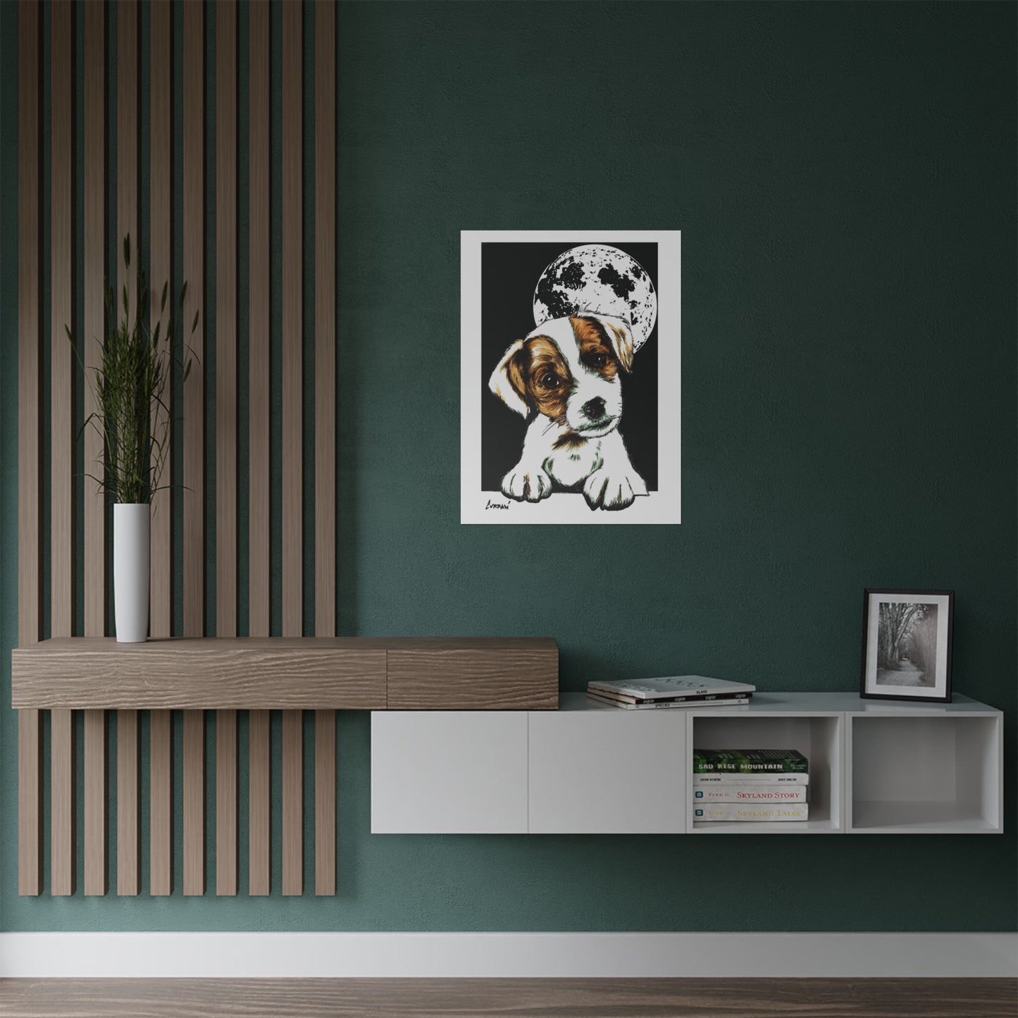 Adorable Beagle Satin Poster - Perfect for Animal Lovers