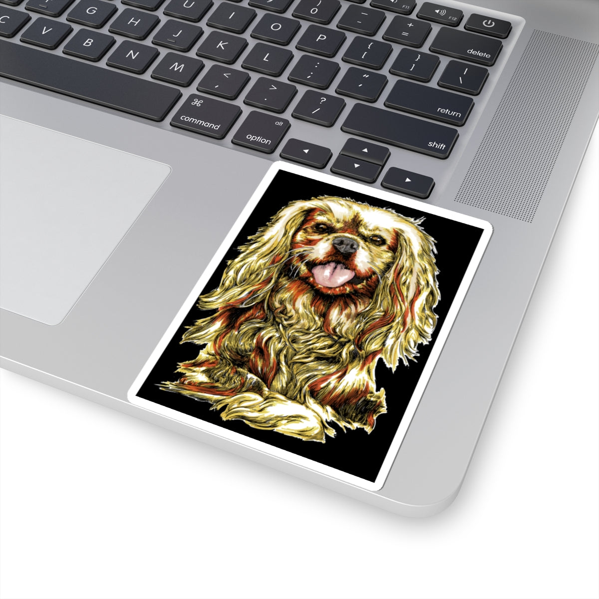 Cavalier King Charles Spaniel Kiss-Cut Sticker