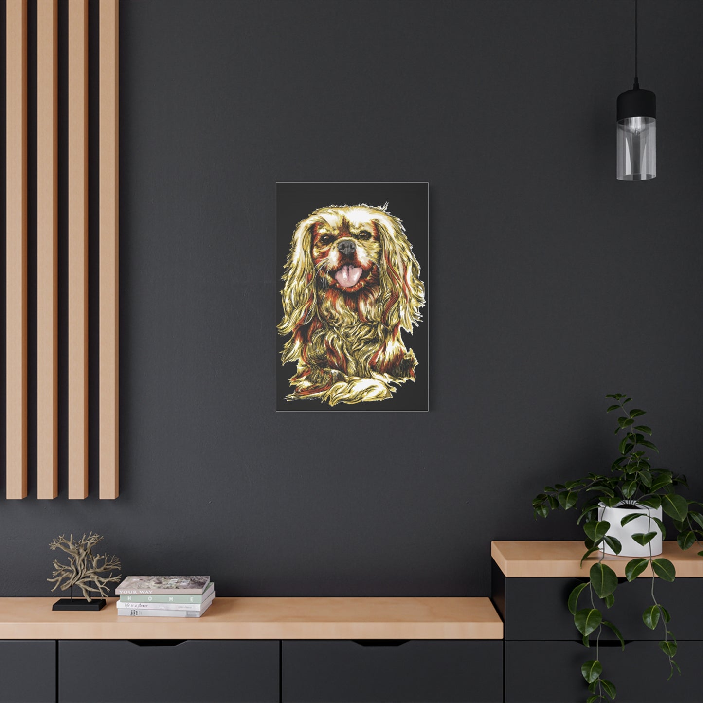 Cocker Spaniel Print, Hand-Drawn Dog Art