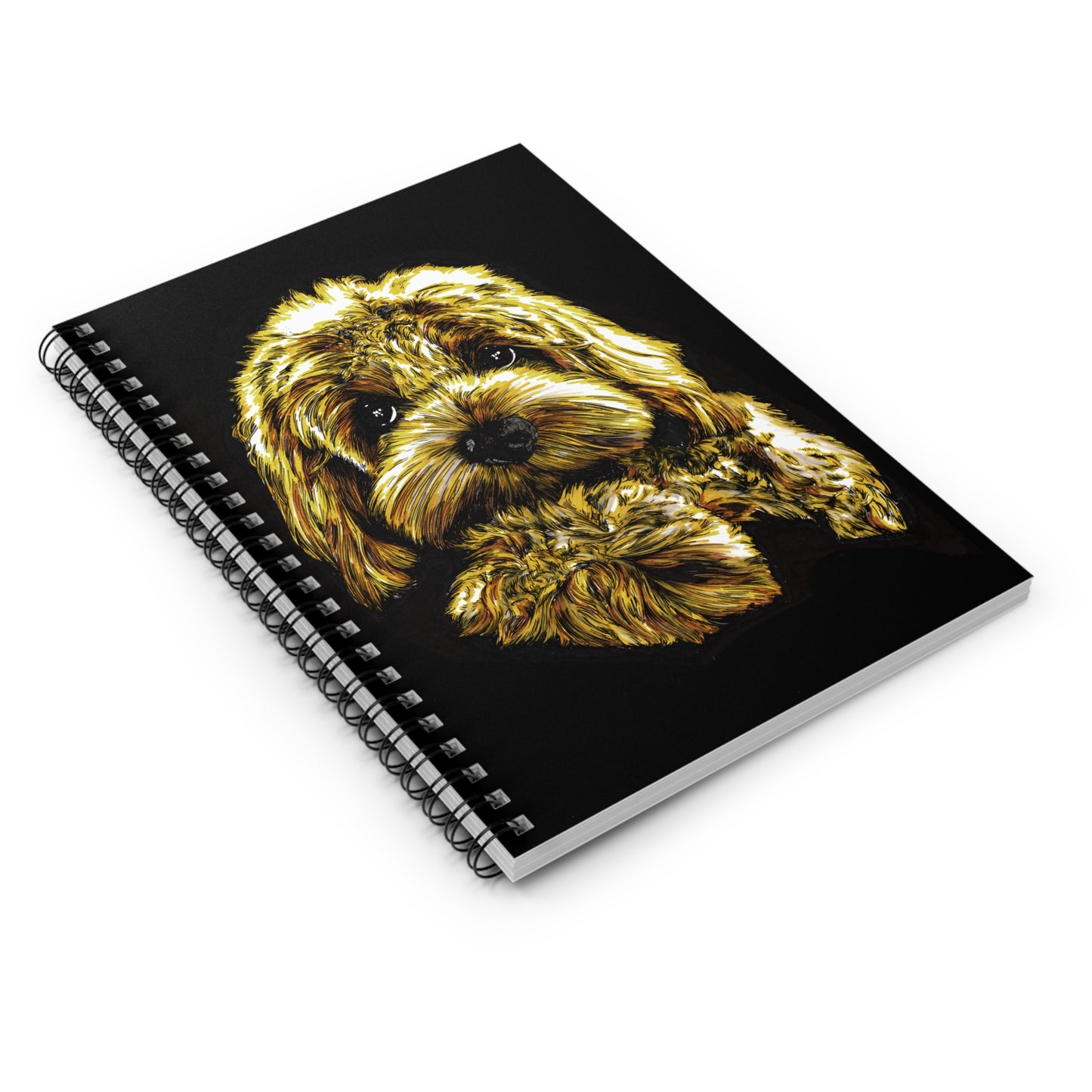 Goldendoodle Spiral Notebook - Ruled Line
