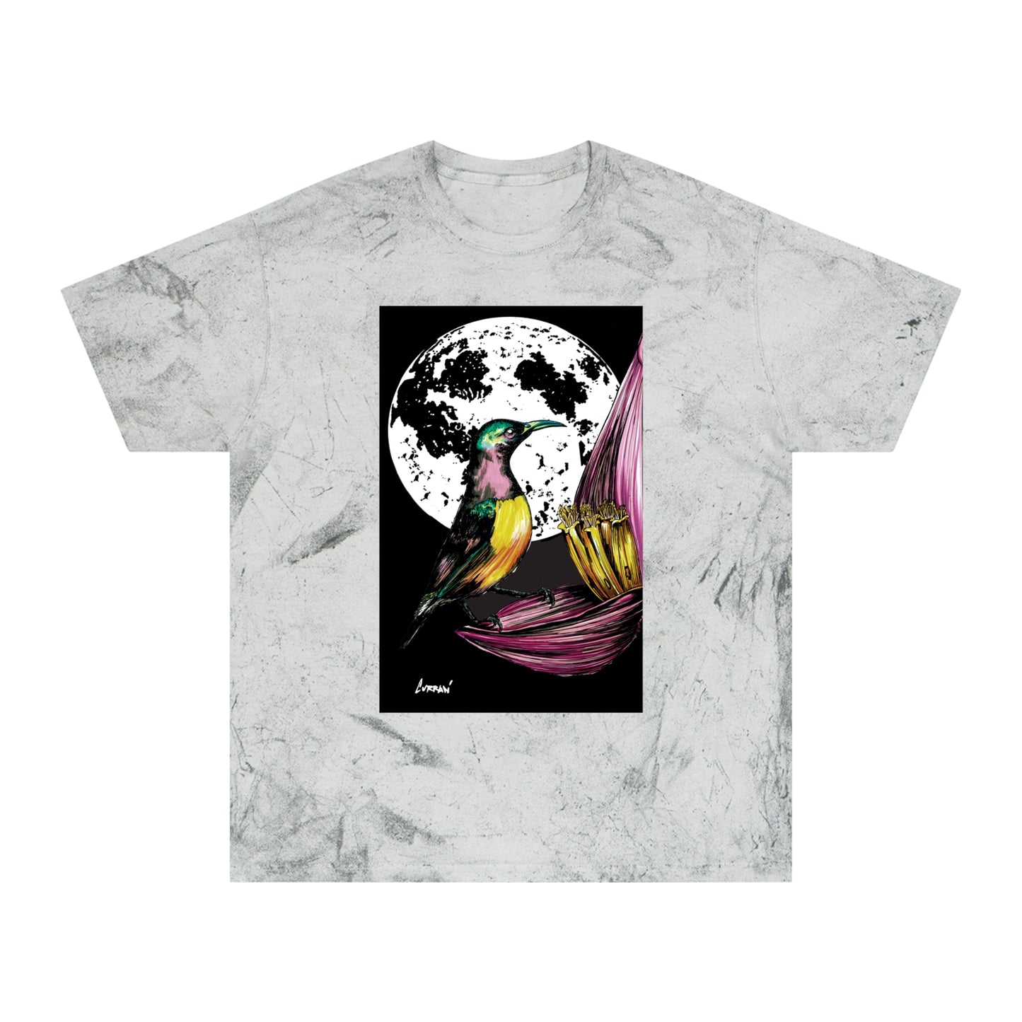 Colorful Hummingbird Art Unisex T Shirt Nature Design