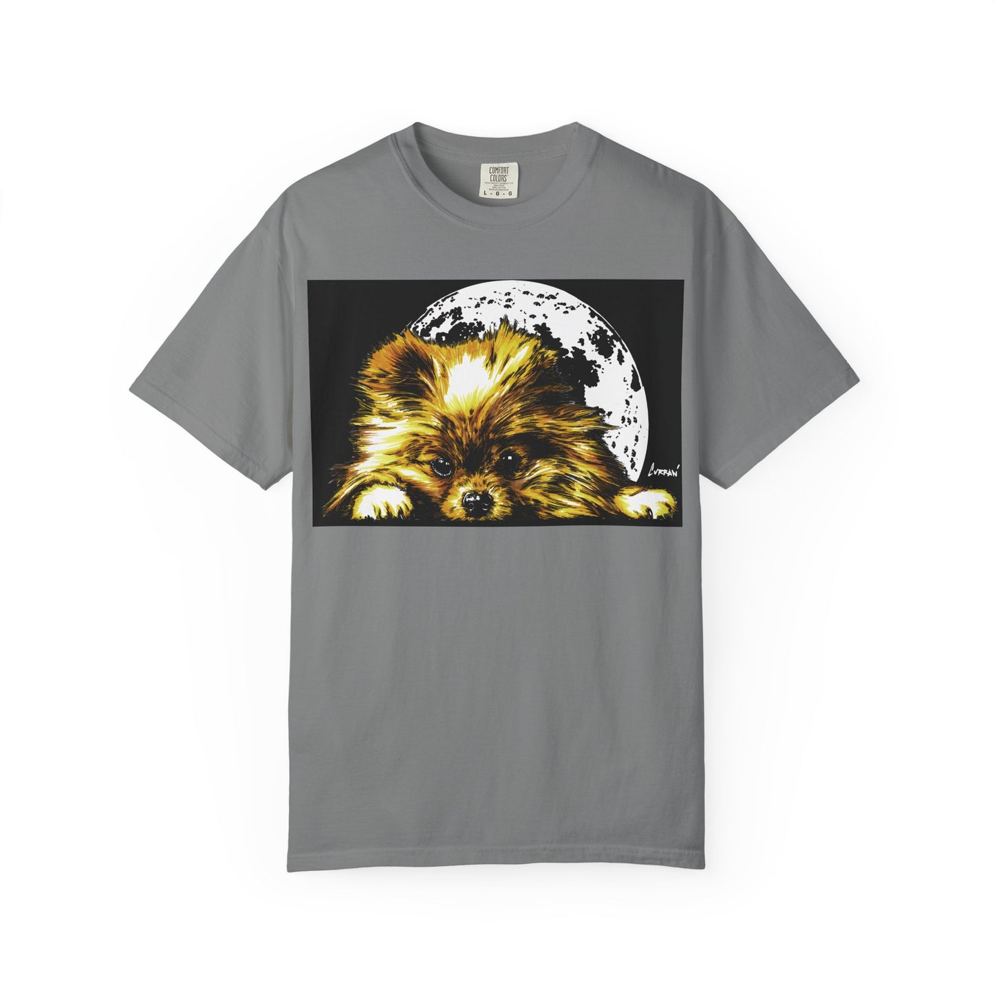 Pomeranian Unisex T-shirt - Hand Painted Art Design