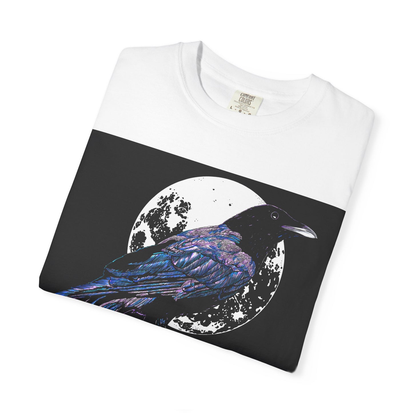 Crow Garment-Dyed T-Shirt for Nature Lovers