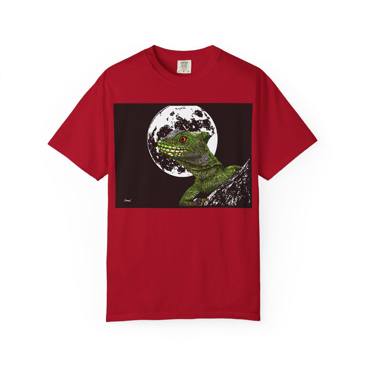 Moonlit Gecko Graphic Unisex T-Shirt
