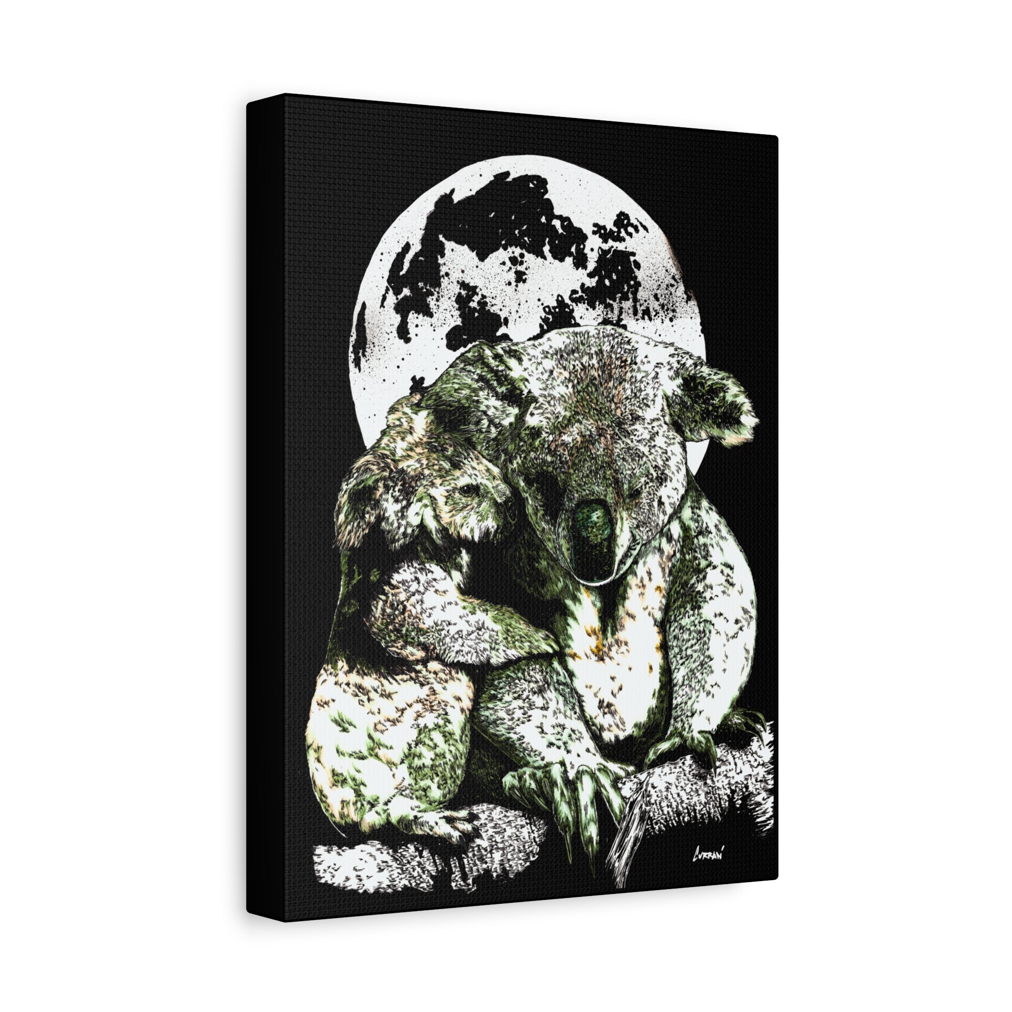 Koala Wall Art, Koala Print, Hand-Drawn Koalas, Wildlife Art