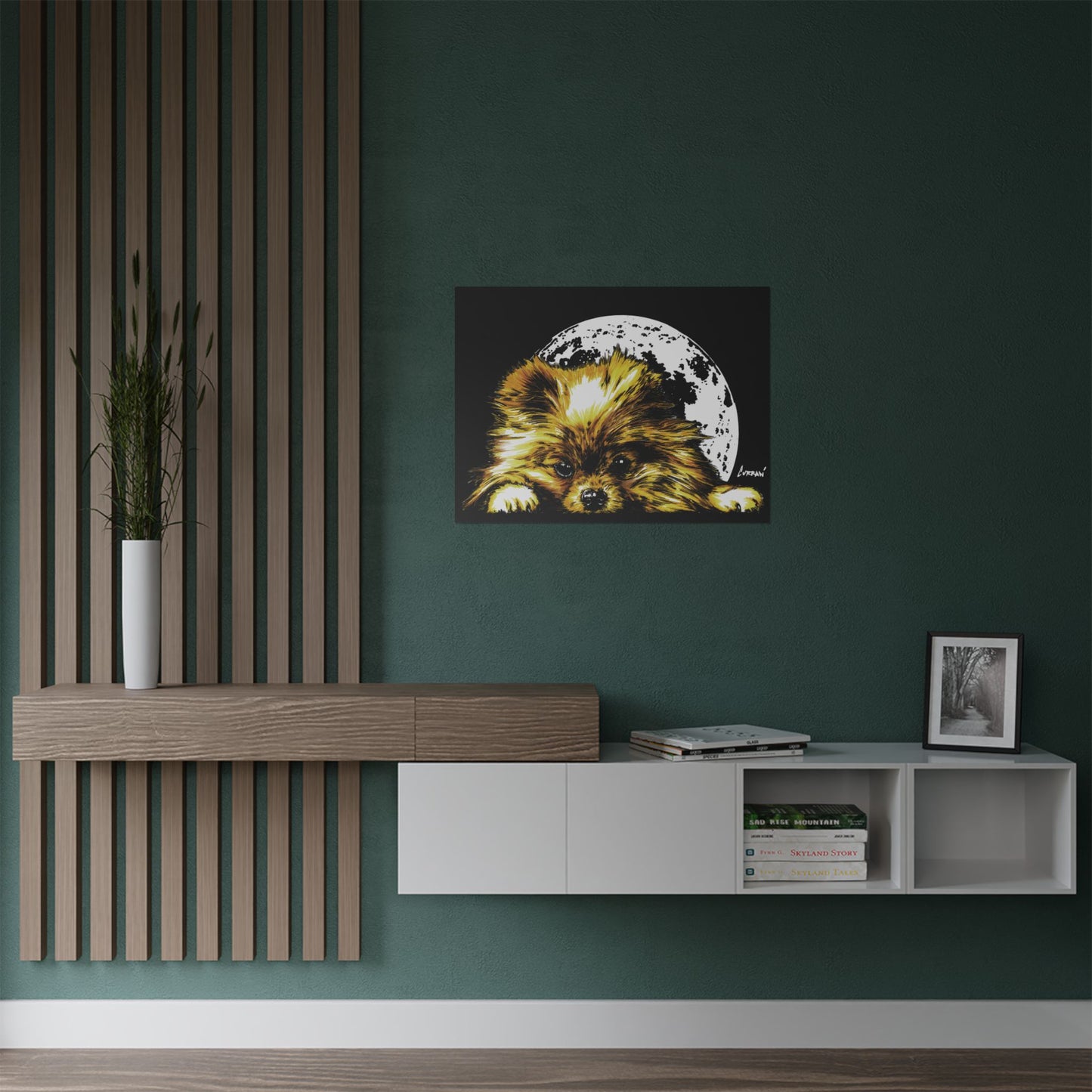 Beautiful Pomeranian Art Print - Satin Poster (300gsm)