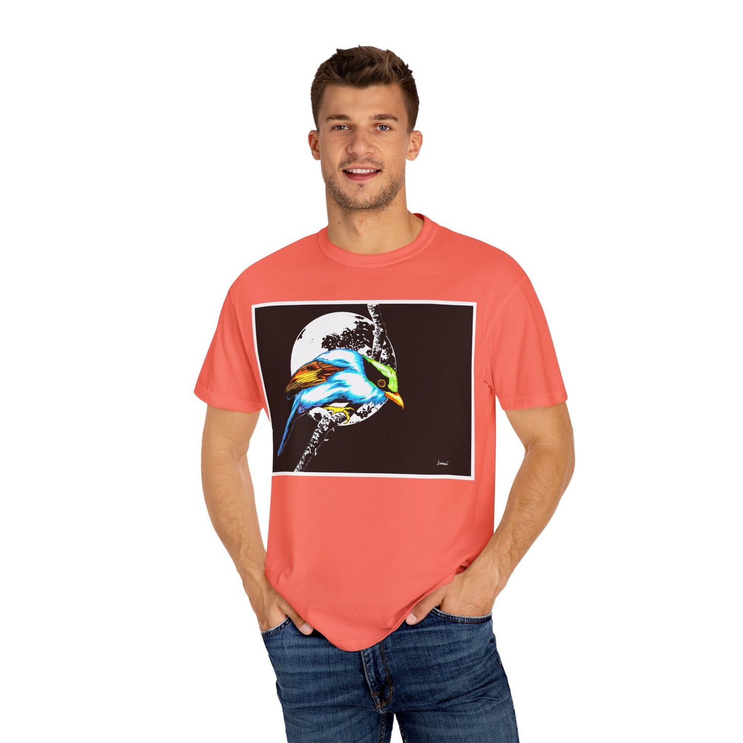Colorful Bird Graphic Unisex T-Shirt - Nature Lover Apparel