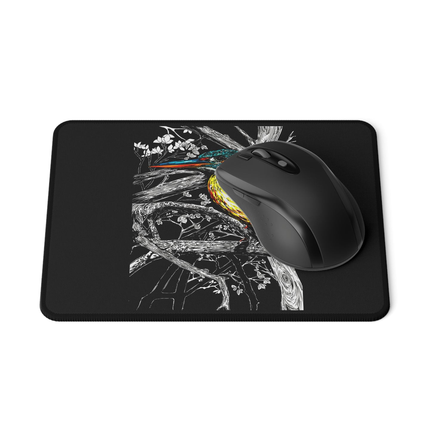 Vibrant Kingfisher Non-Slip Gaming Mouse Pad - Perfect for Gamers
