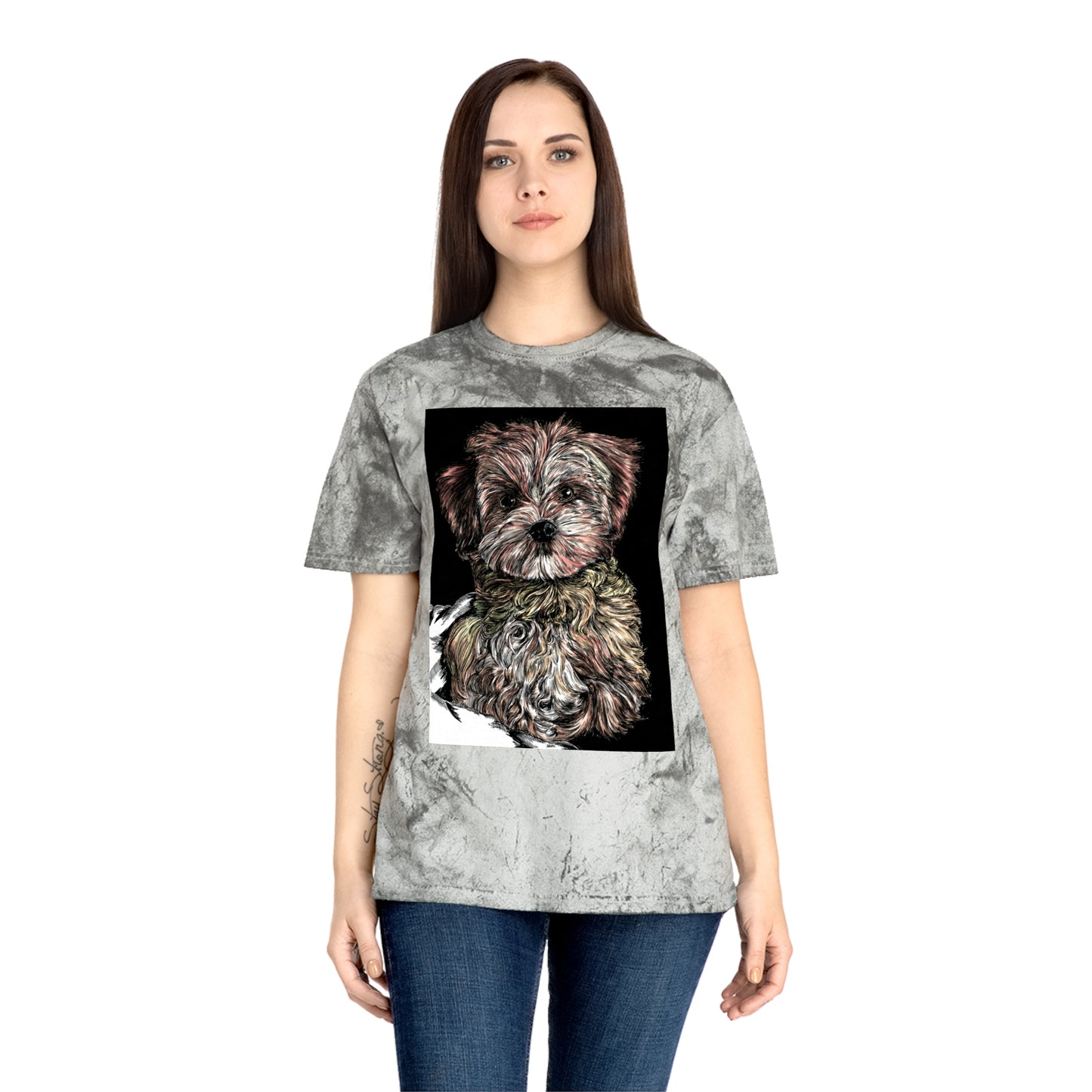 Puppy Colorful Art Unisex T-Shirt - Perfect Gift for Pet Lovers