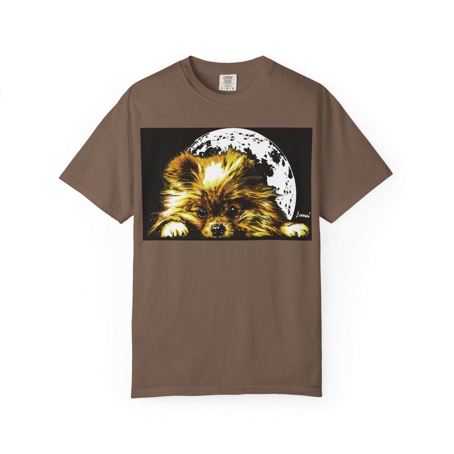 Pomeranian Unisex T-shirt - Hand Painted Art Design