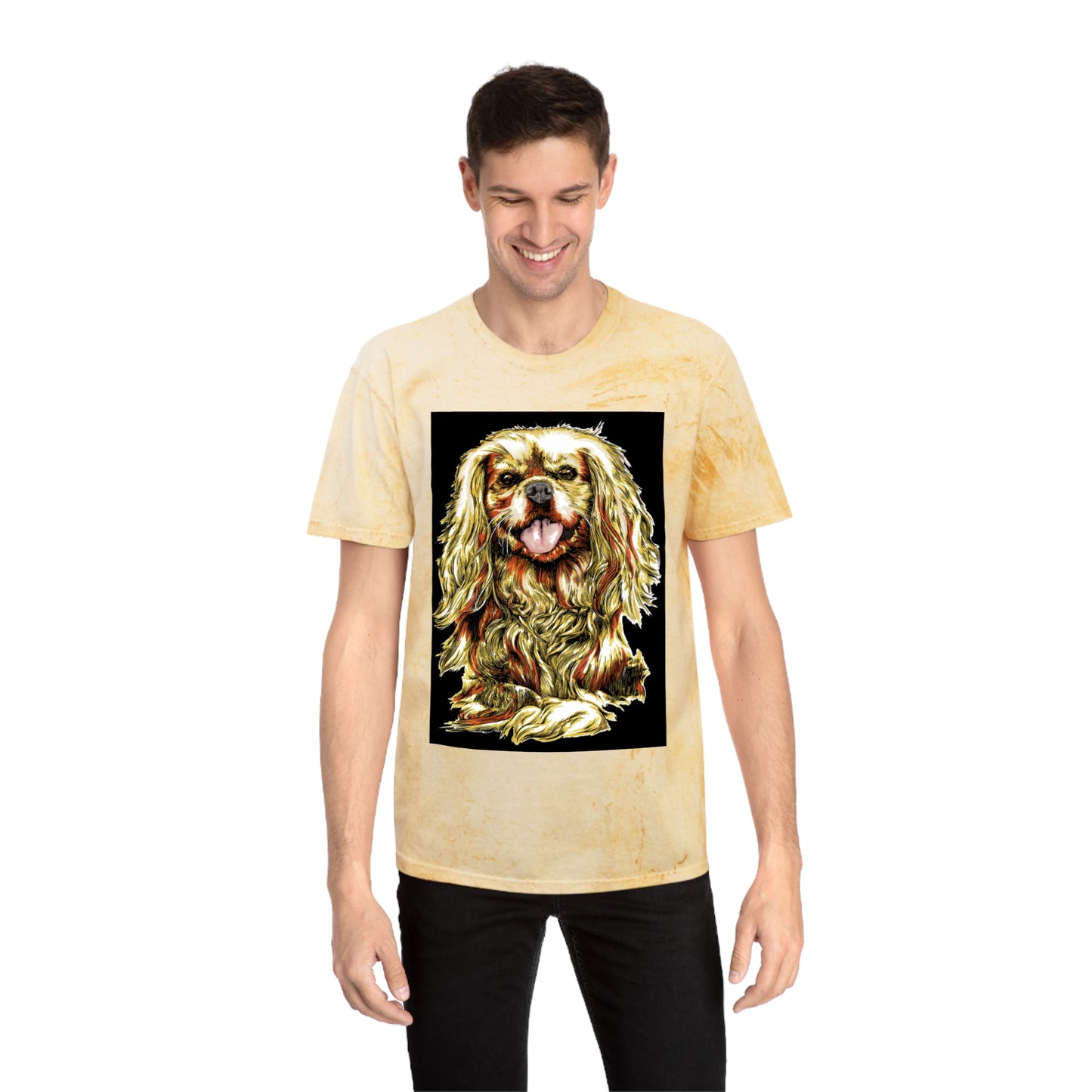 Colorful Dog Art Unisex T Shirt Perfect Gift for Pet Lovers