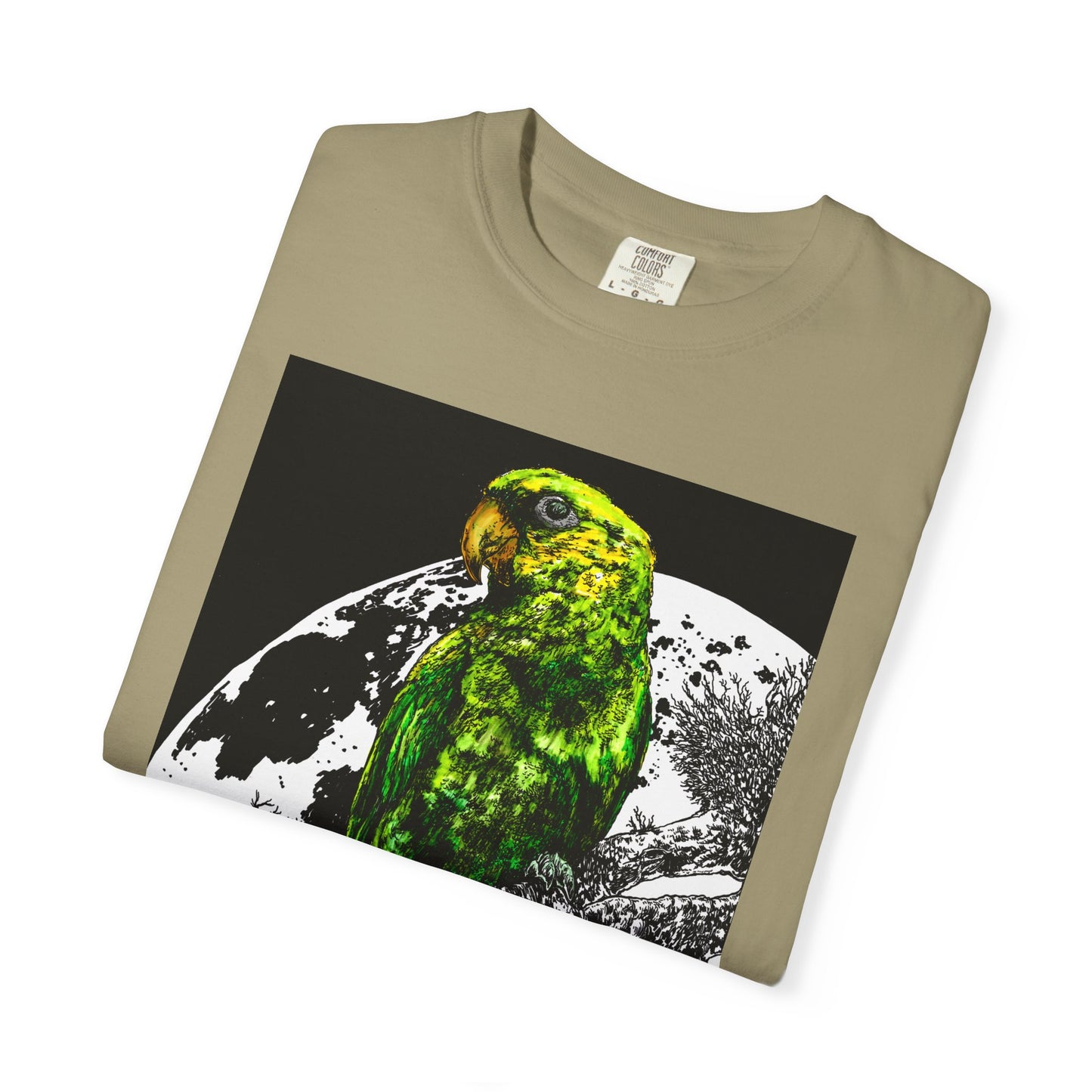 Parrot in the Moonlight Unisex T-shirt