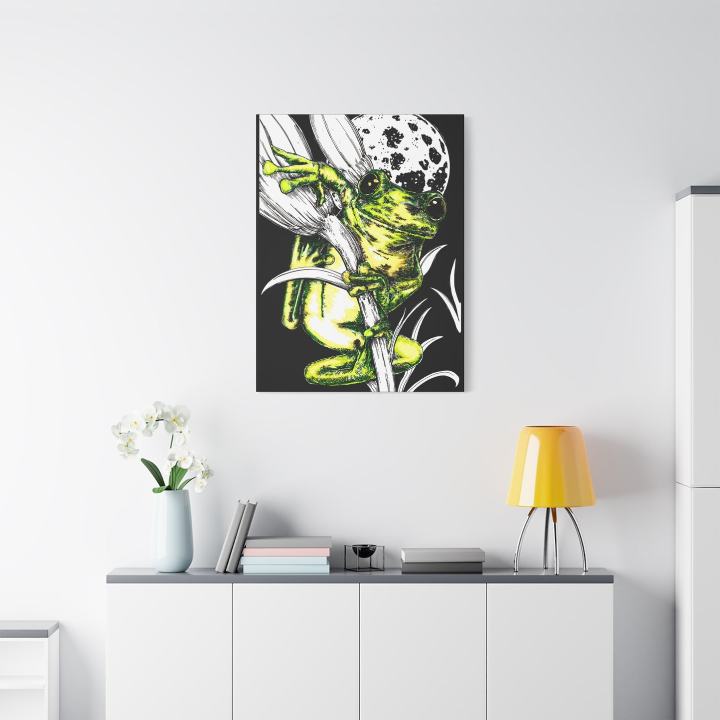 Frog 1 Wall Art Print of the Original, hand drawn wall art