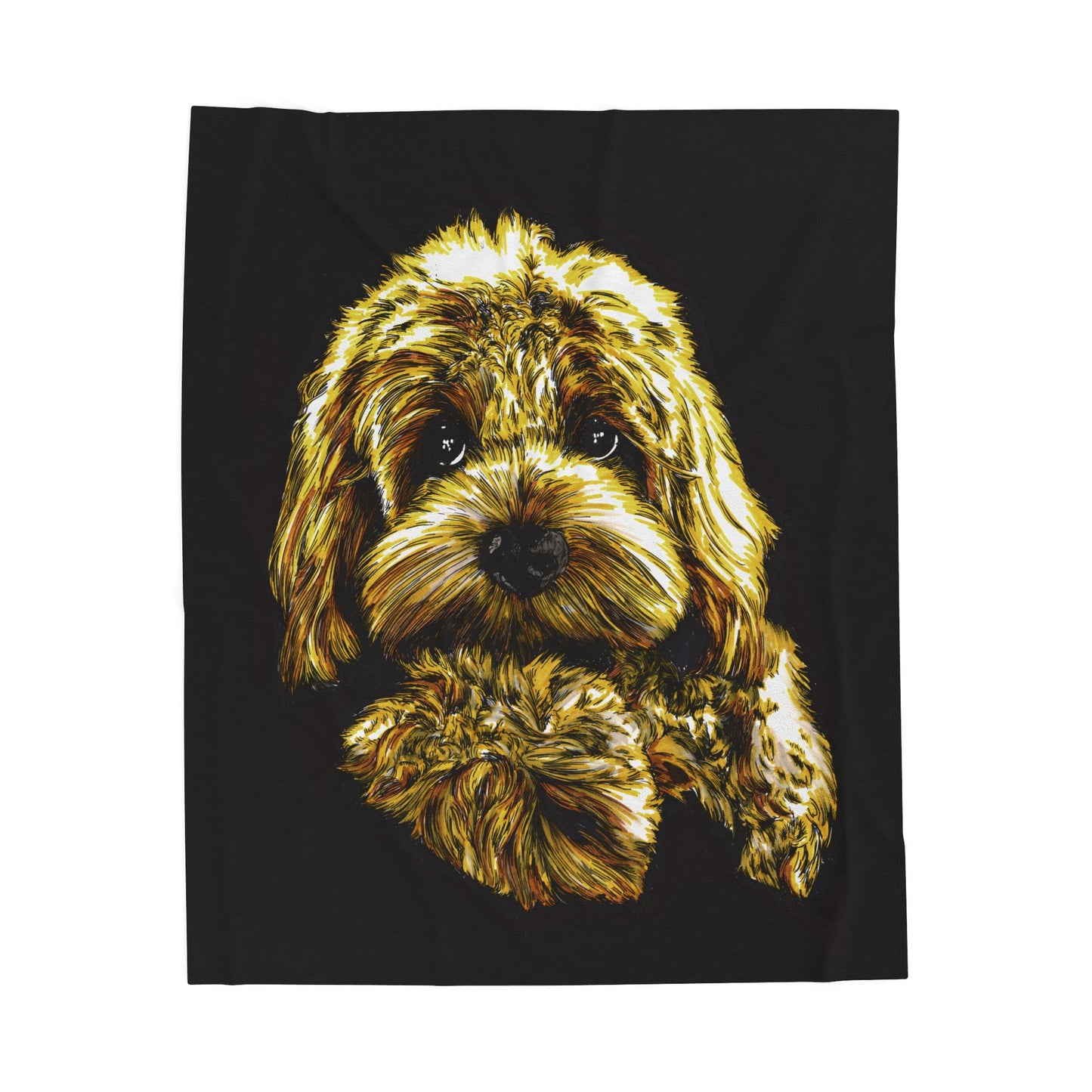 Cozy Dog Lovers Velveteen Plush Blanket