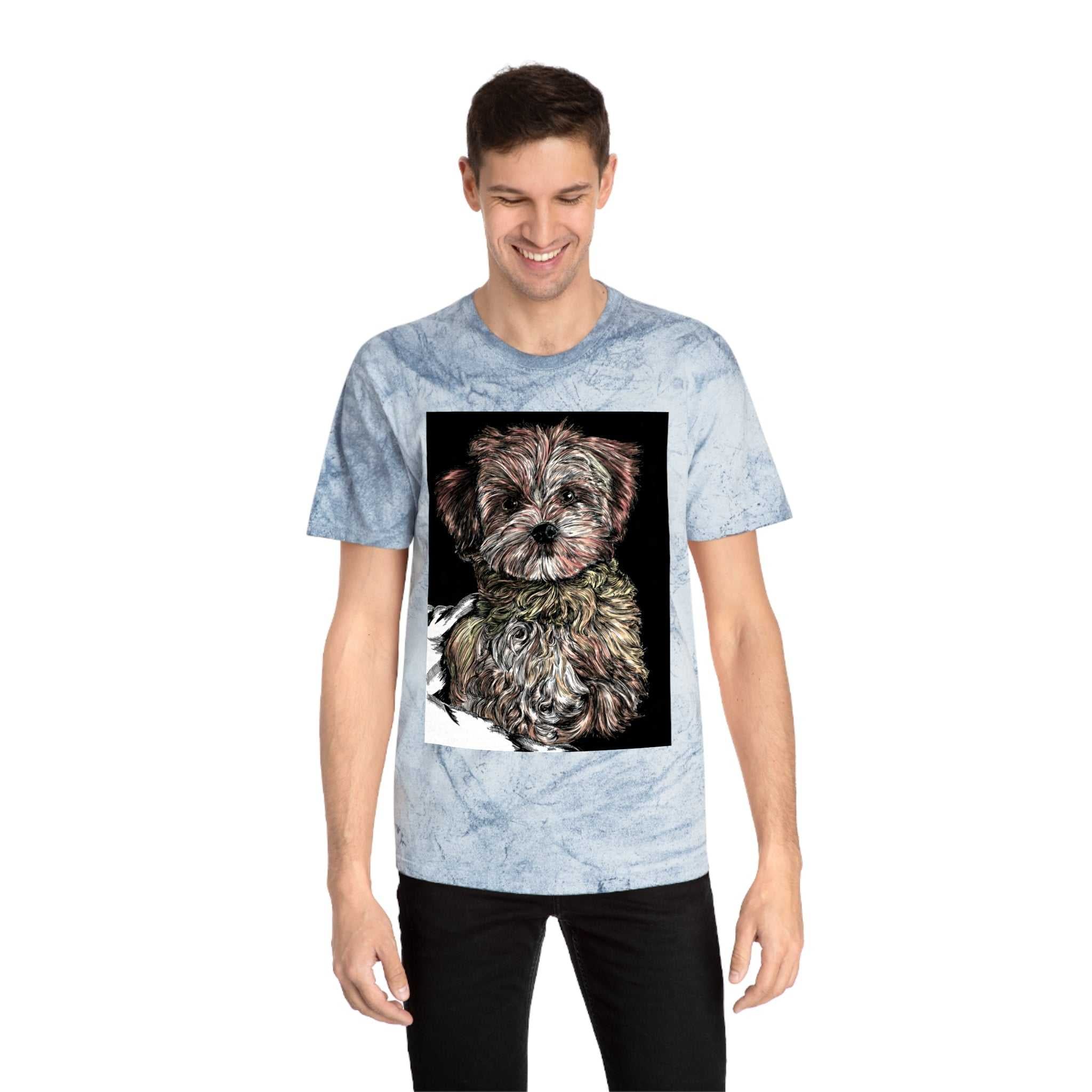 Show your love for your furry friends with this Puppy Colorful Art Unisex T-Shirt - Perfect Gift for Pet Lovers. Get yours today!
