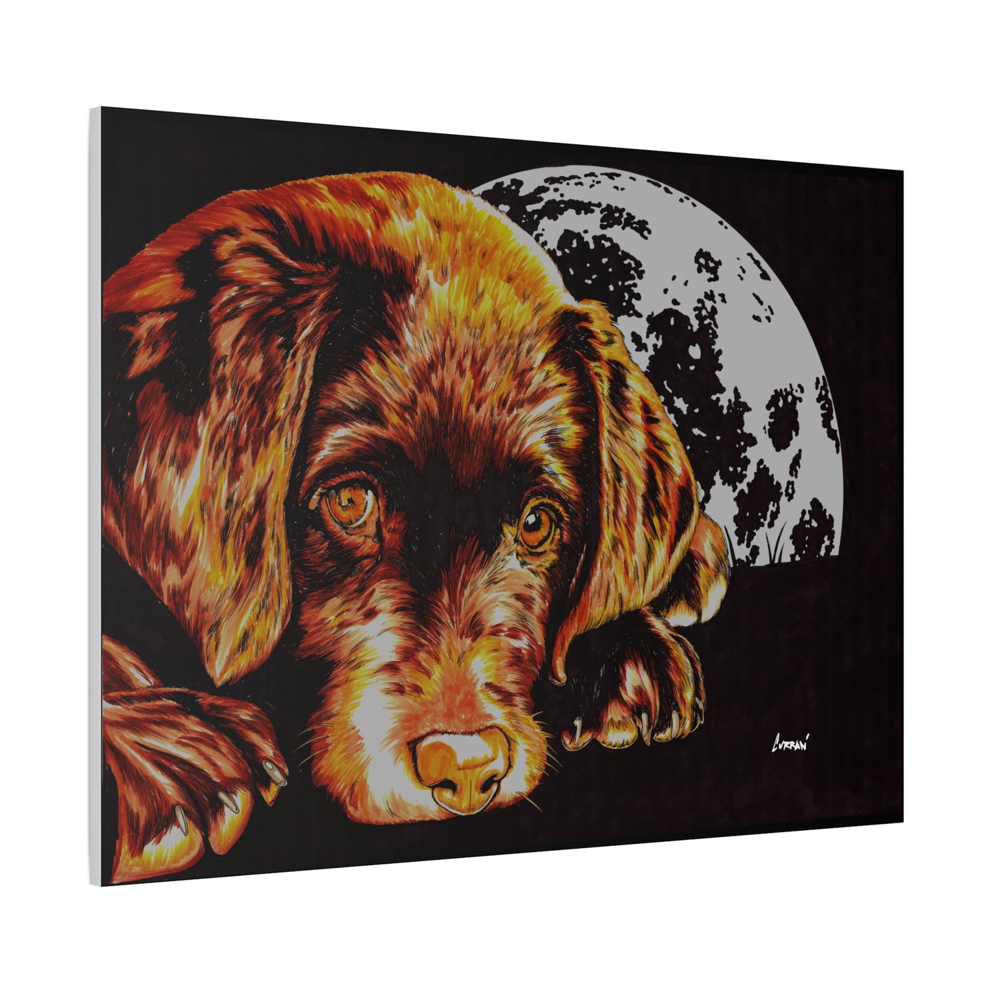 Chocolate Lab Puppy Wall Art Print of the Original