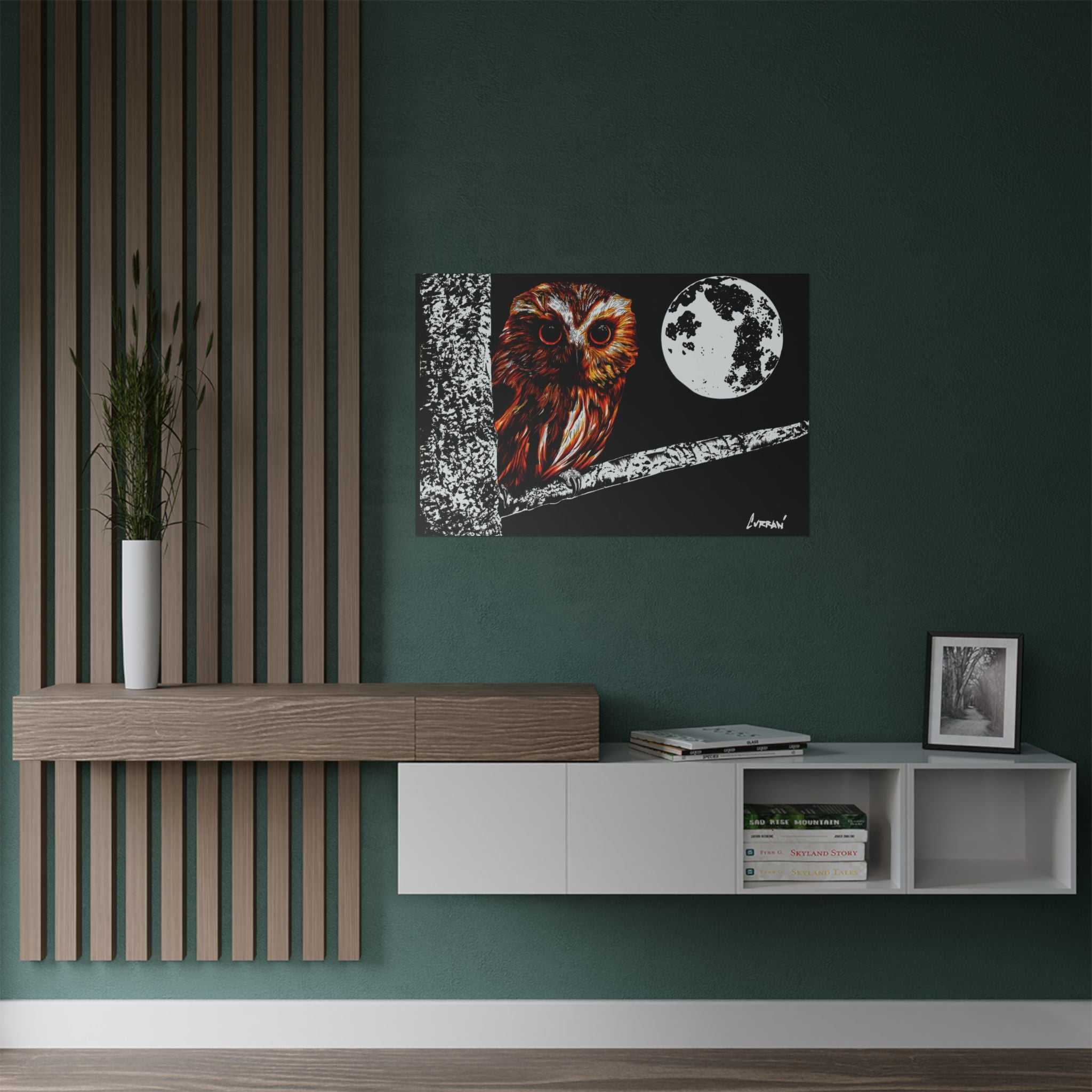 Owl Satin Poster | 300gsm Wall Art for Nature Lovers