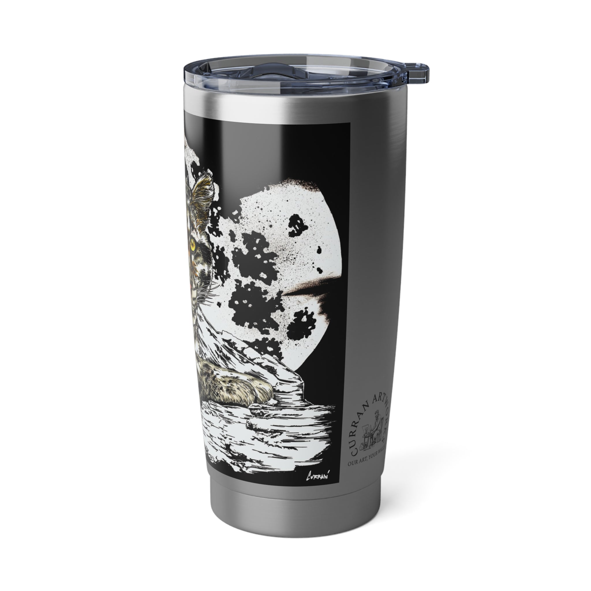 Leopard 20oz Tumbler, Leopard Travel Mug, Gift for Her,