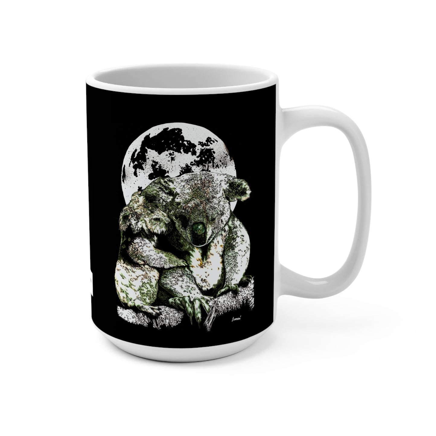Koala Love 15oz Ceramic Mug | Cute Animal Gift for Nature Lovers