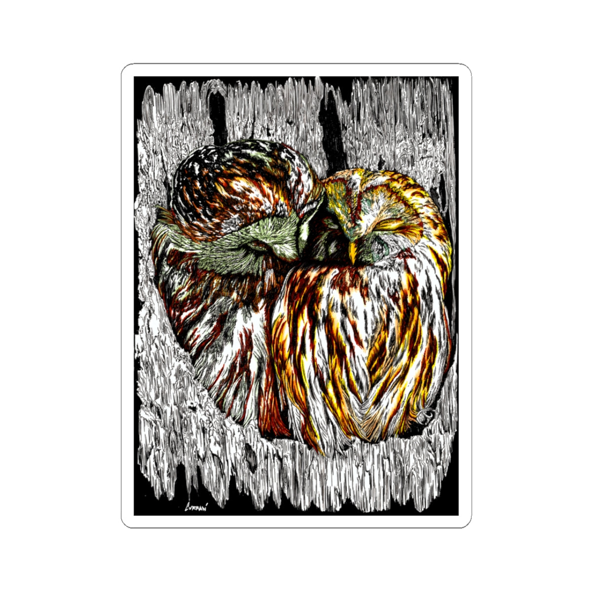 Owl Stickers for Nature Lovers & Gift Giving