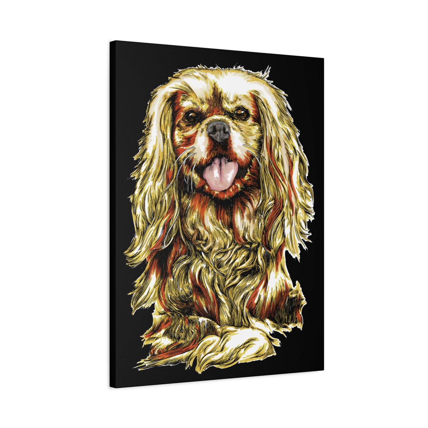 Cocker Spaniel Print, Hand-Drawn Dog Art