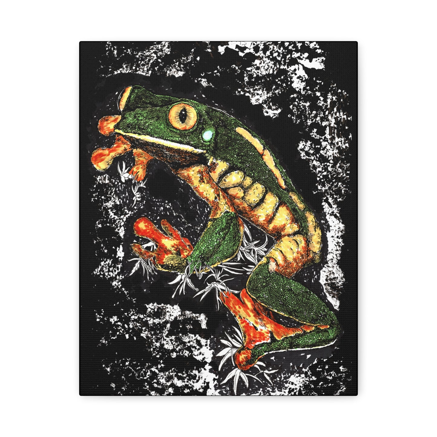 Frog Wall Art Print of the Original, hand drawn wall art