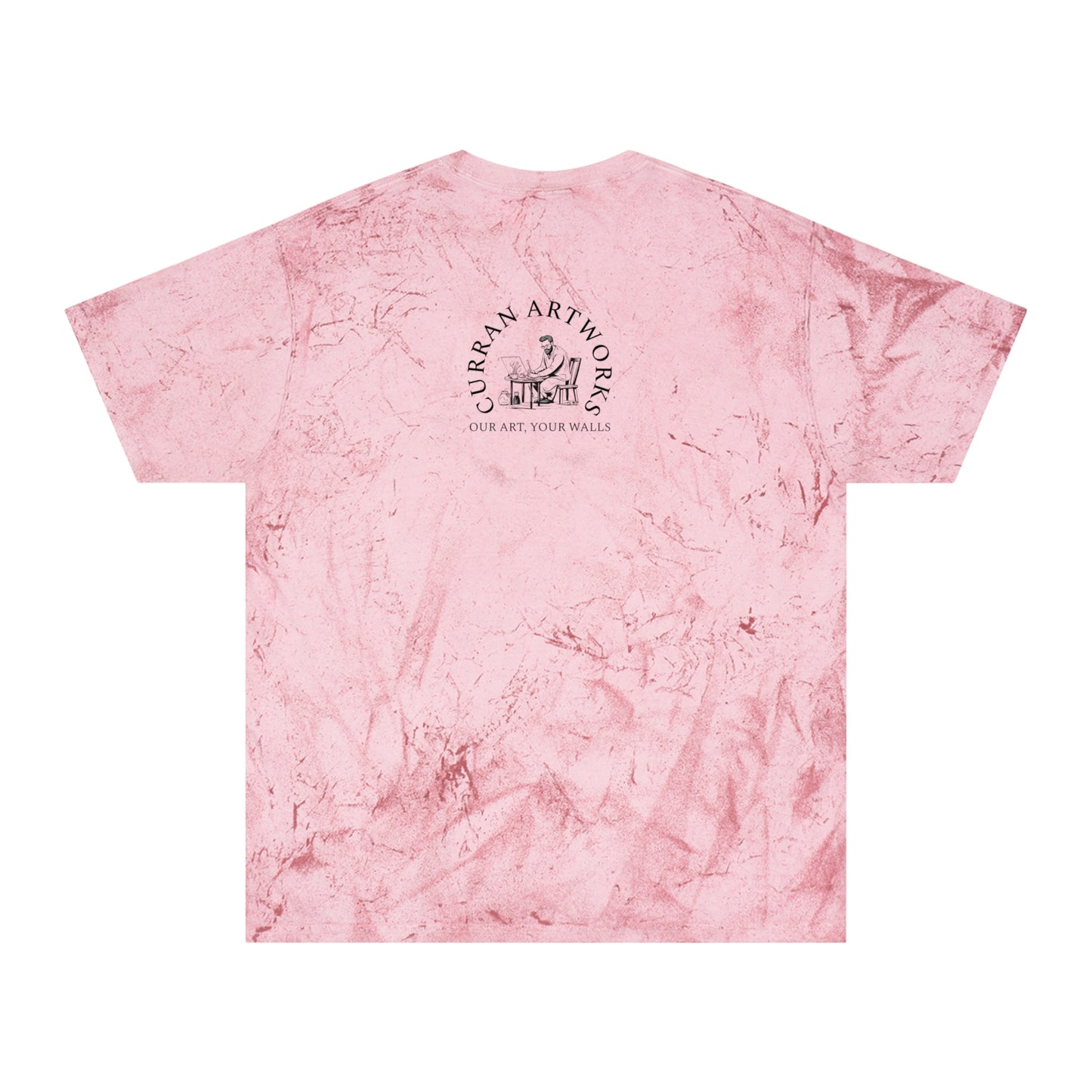 Color Blast T-Shirt with Dog Design - Unisex Moonlit Pet Tee