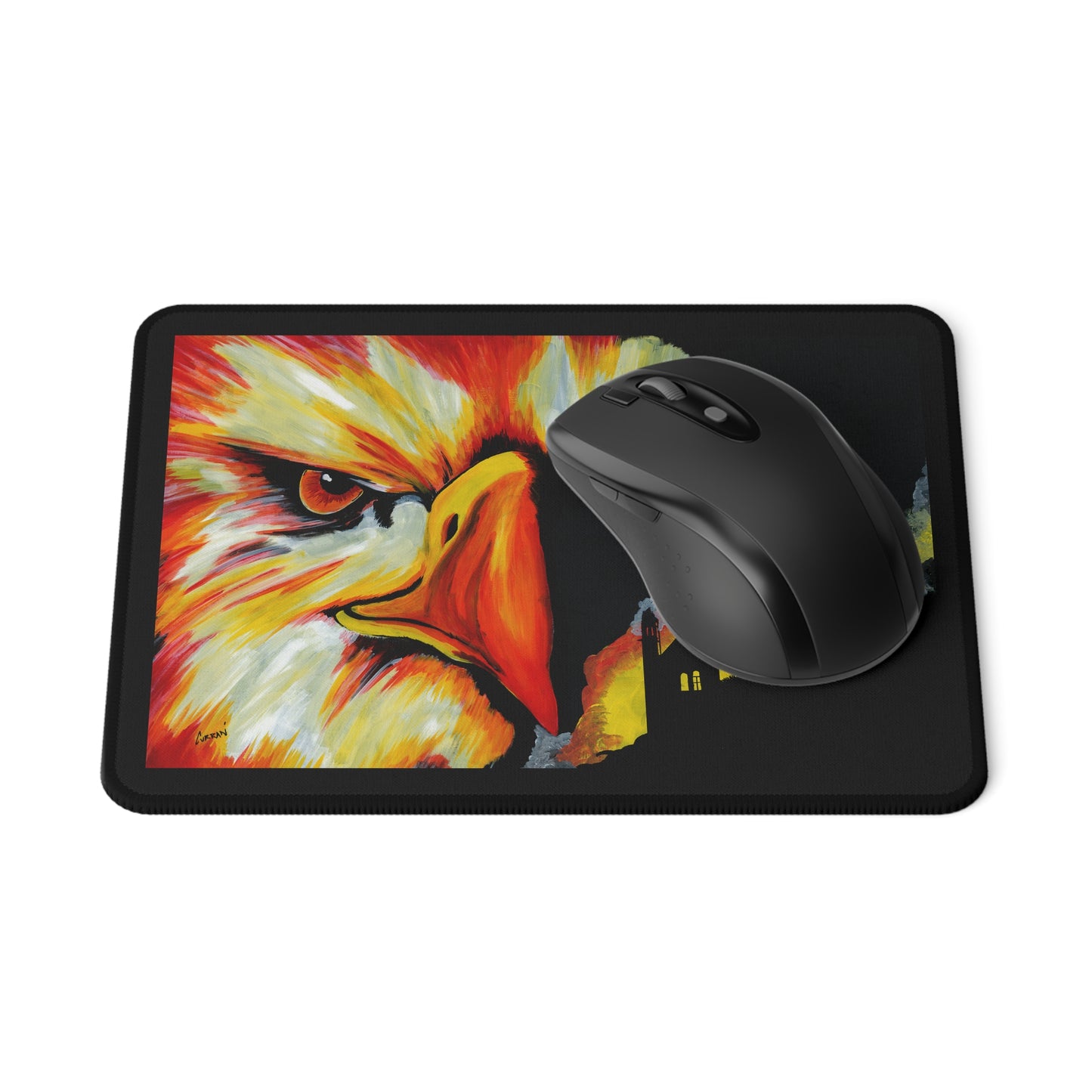 Vibrant Phoenix Non-Slip Gaming Mouse Pad - Perfect for Gamers